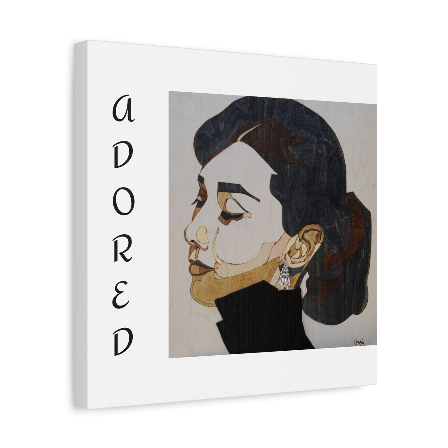 "Adored"Canvas Art – Stylish Portrait of a Woman