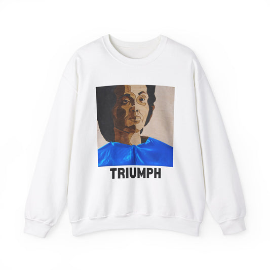 Triumph Crewneck Sweatshirt - Empowerment, Unisex Apparel, Motivational Gift, Cozy Fashion, Everyday Comfort