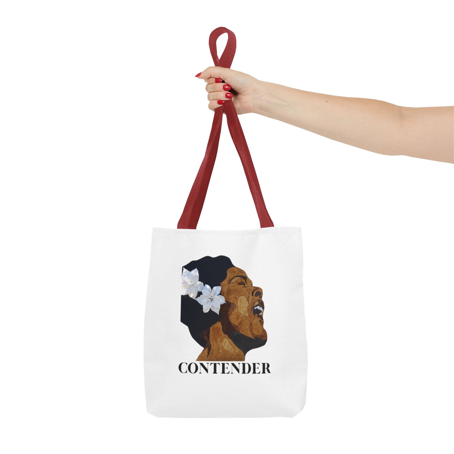 Empowering Tote Bag | Contender Design, Inspirational Gift, Black History Month, Affirmation, Eco-Friendly Shopping