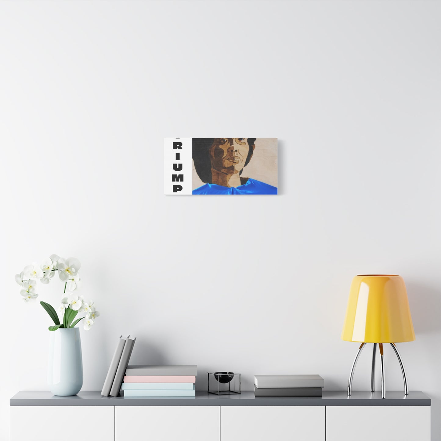 Artistic Canvas Wall Art - Stretched Matte Print of Iconic Portrait