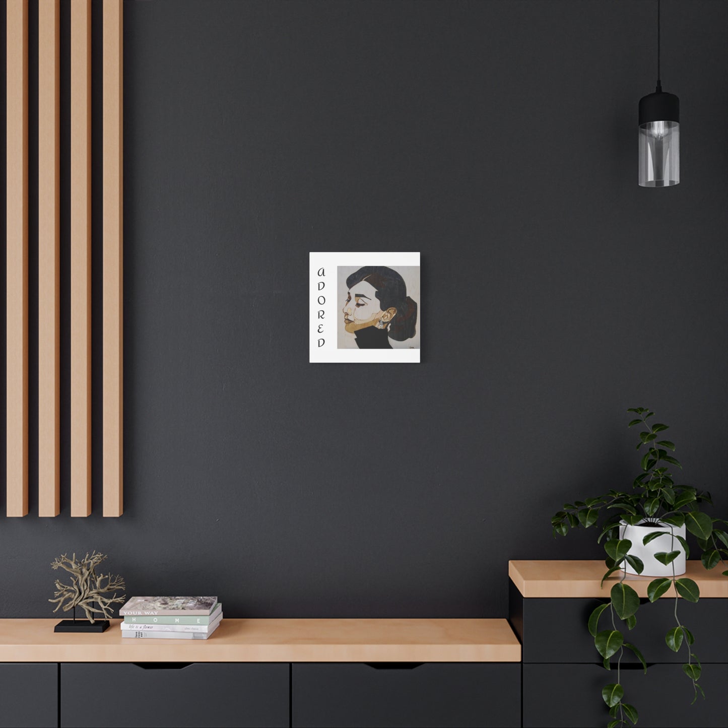 "Adored"Canvas Art – Stylish Portrait of a Woman