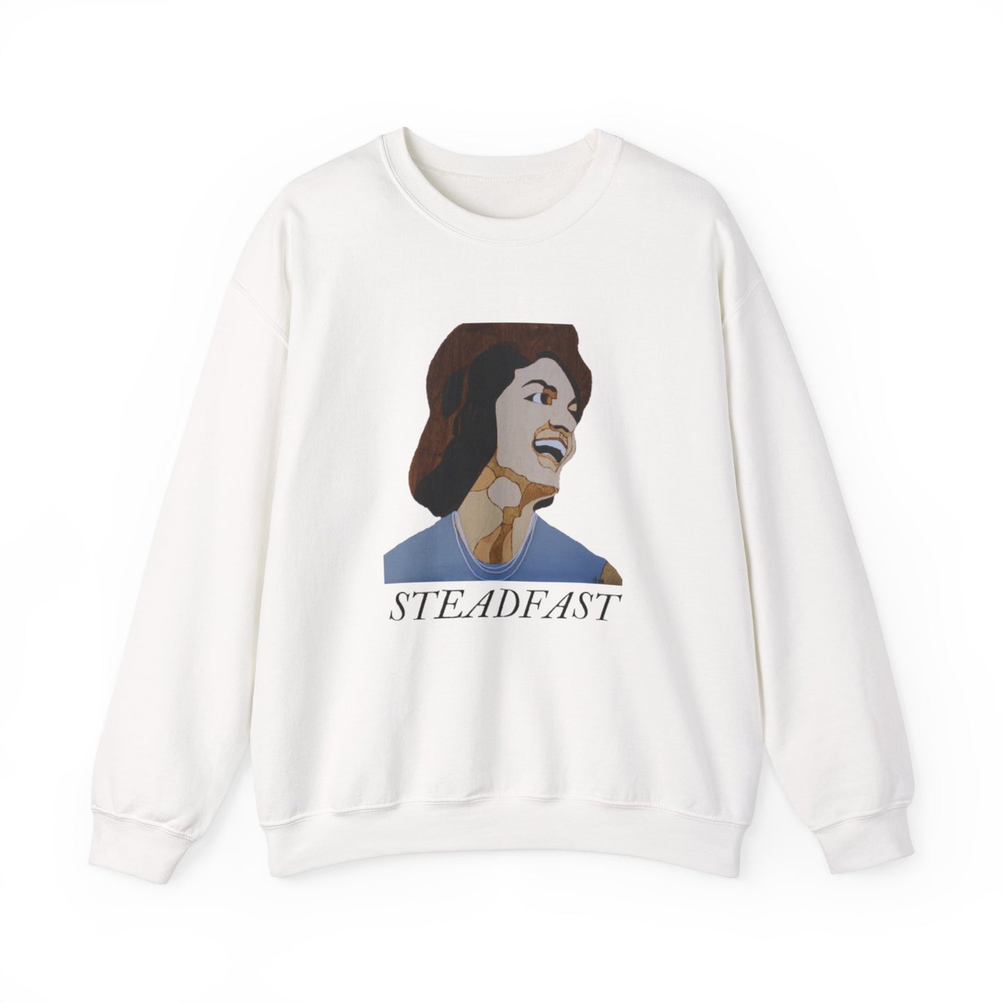 Steadfast Crewneck Sweatshirt | Inspirational Apparel for Motivation, Unisex Gift, Cozy Fashion, Everyday Wear, Birthday Gift