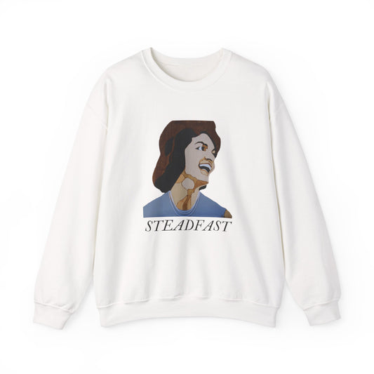 Steadfast Crewneck Sweatshirt | Inspirational Apparel for Motivation, Unisex Gift, Cozy Fashion, Everyday Wear, Birthday Gift