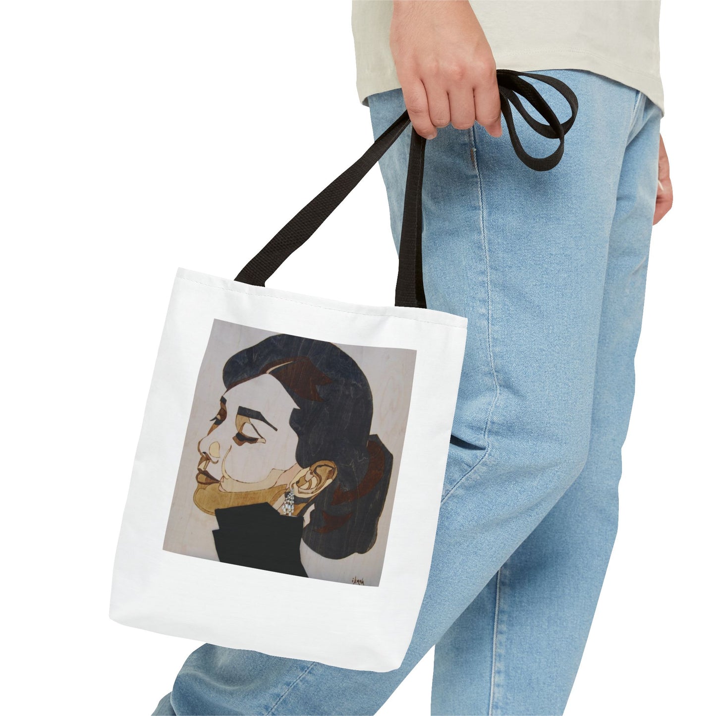 Stylish Adored Tote Bag - Fashionable Art Design for Everyday Use