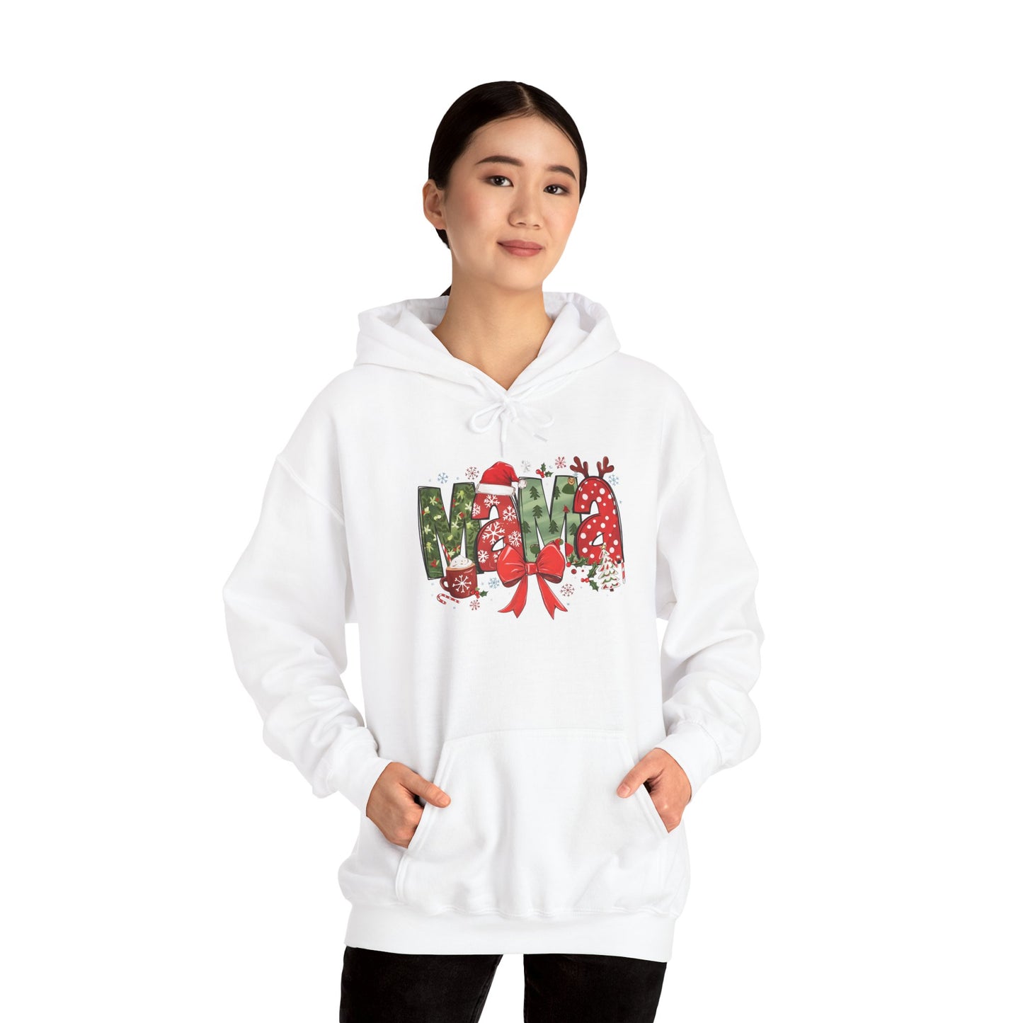 Festive Merry Sweatshirt - Unisex Heavy Blend™ Hoodie for Holiday Cheer - Ileana Marie Designs