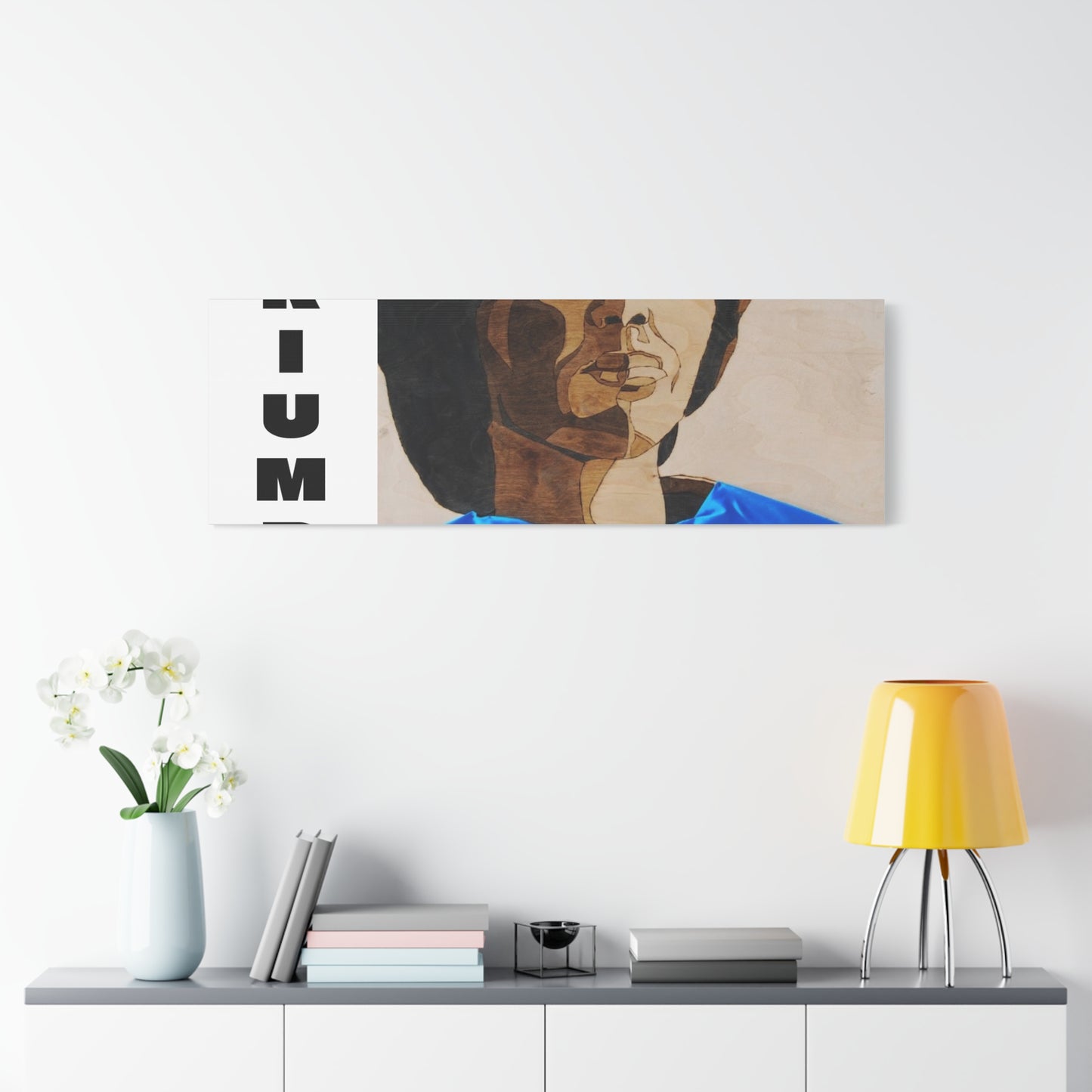 Artistic Canvas Wall Art - Stretched Matte Print of Iconic Portrait