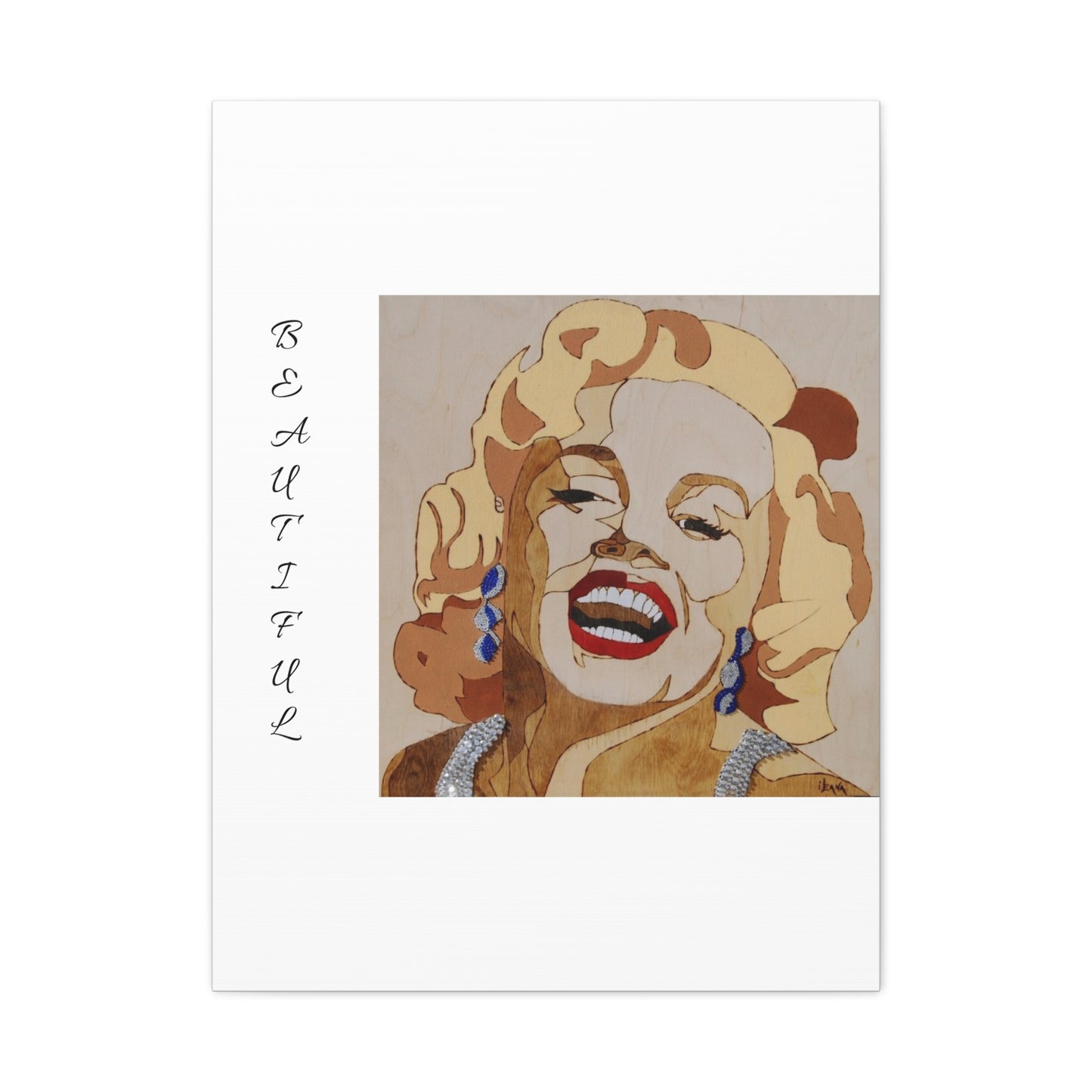Marilyn Monroe Art Canvas - Stretched Wall Decor for Home & Office