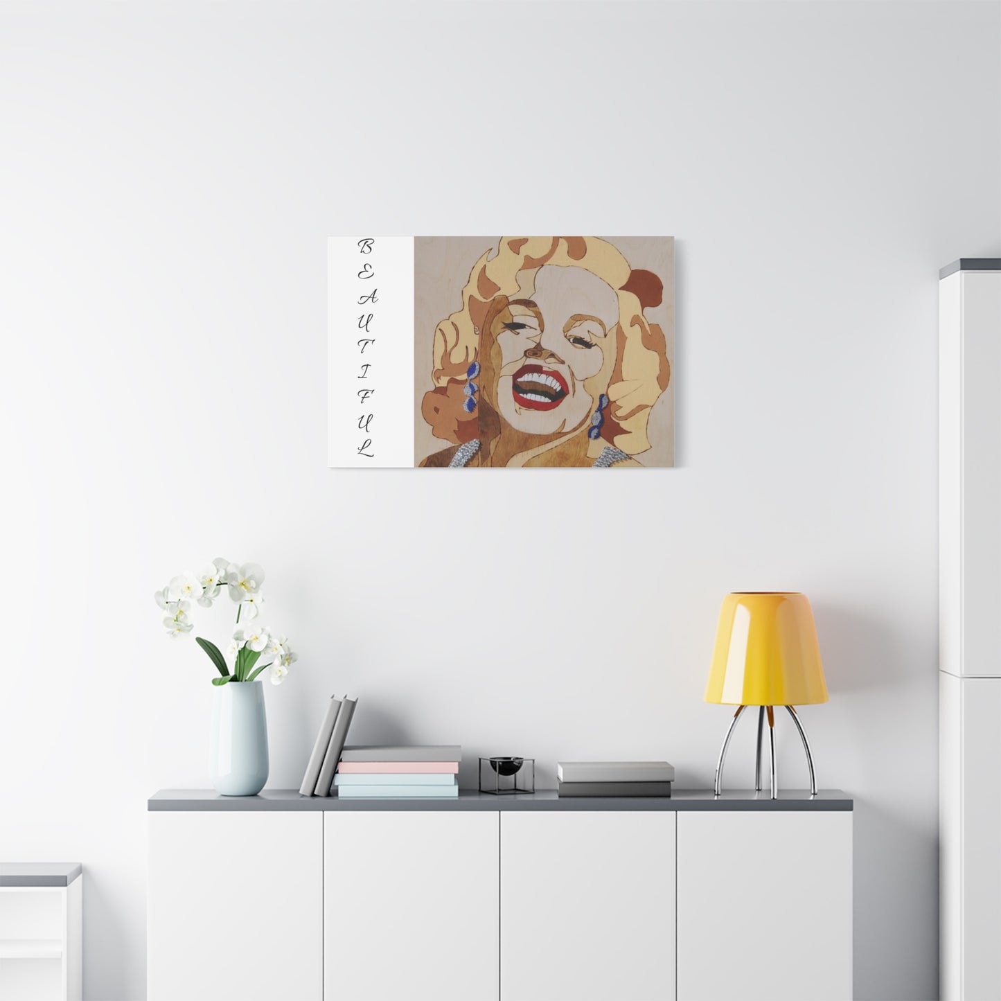 Marilyn Monroe Art Canvas - Stretched Wall Decor for Home & Office