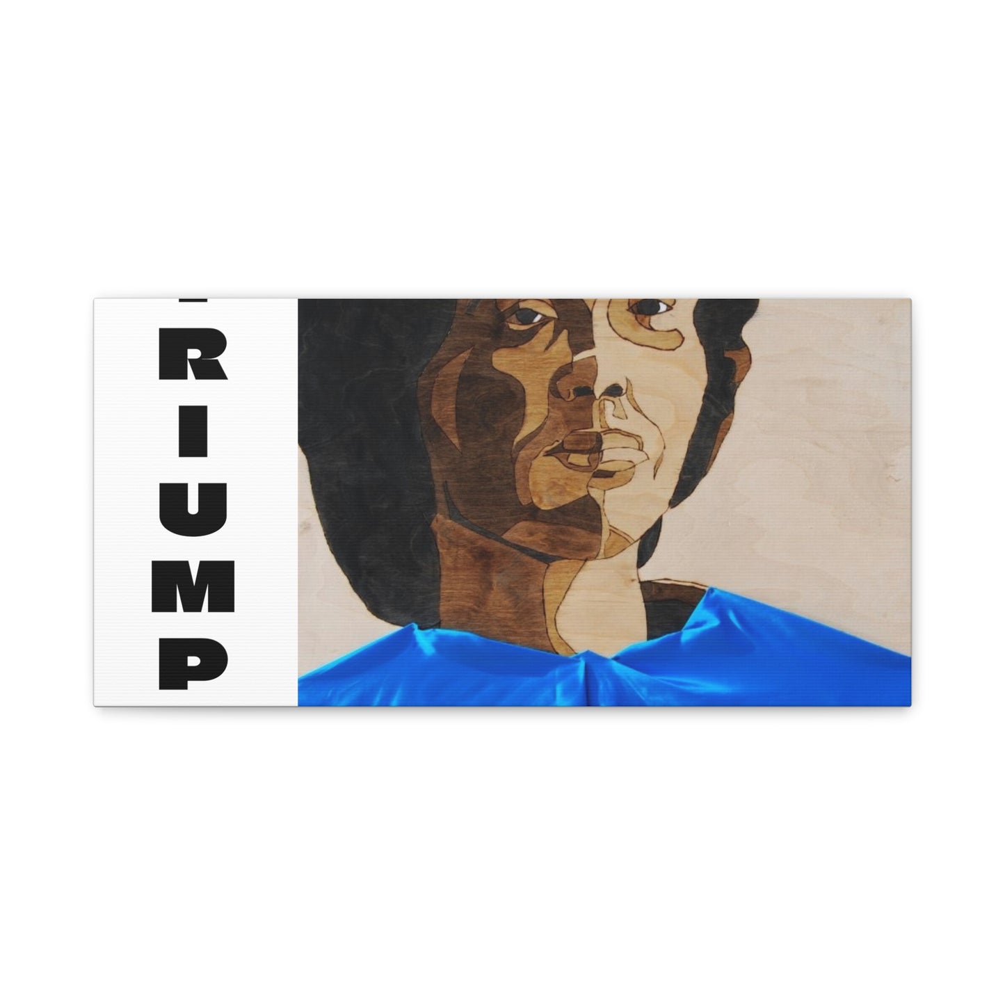 Artistic Canvas Wall Art - Stretched Matte Print of Iconic Portrait