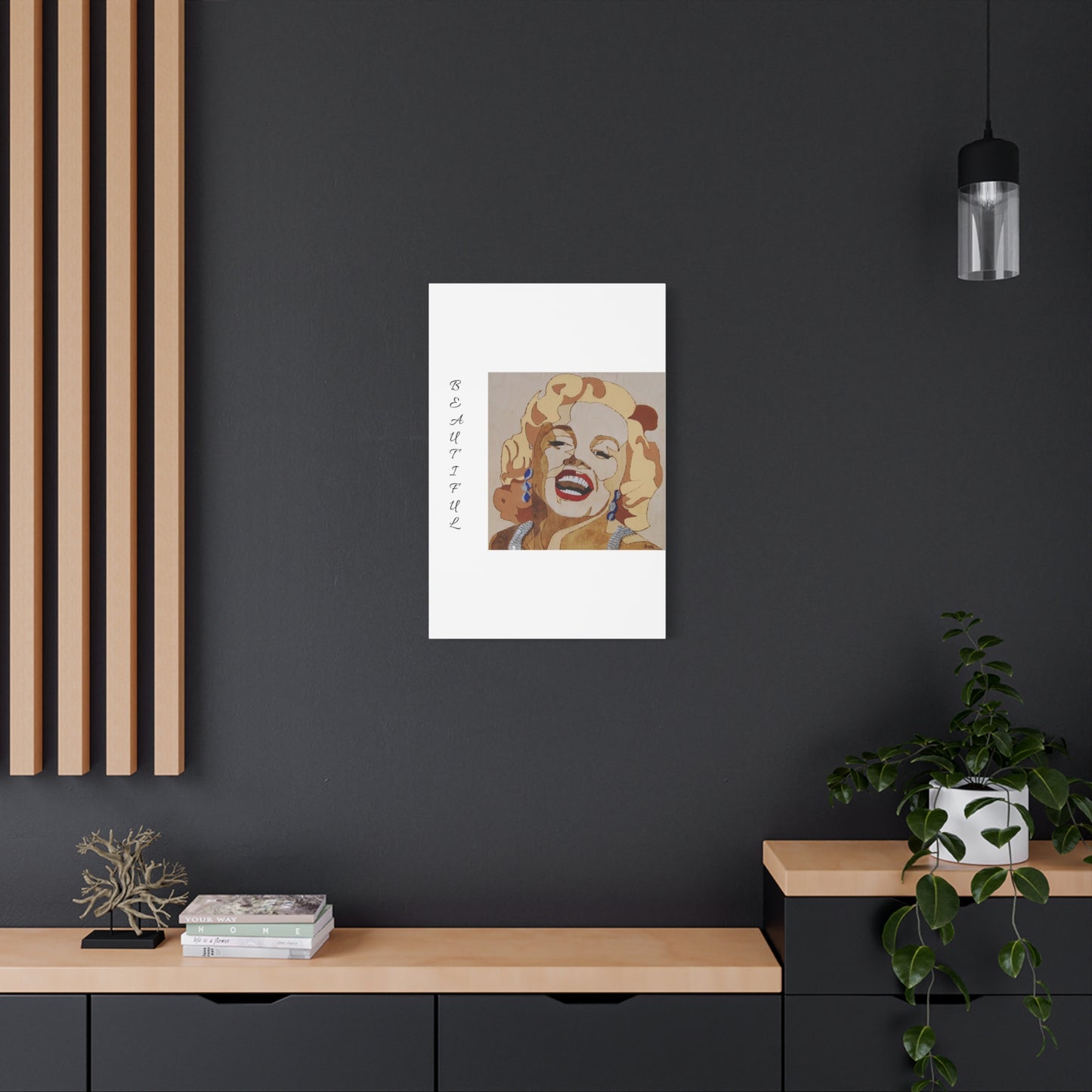 Marilyn Monroe Art Canvas - Stretched Wall Decor for Home & Office