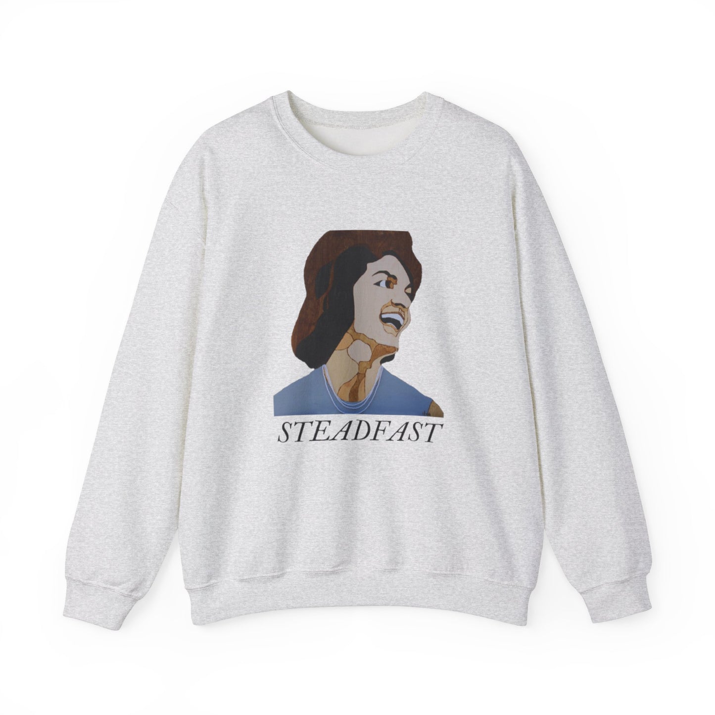 Steadfast Crewneck Sweatshirt | Inspirational Apparel for Motivation, Unisex Gift, Cozy Fashion, Everyday Wear, Birthday Gift