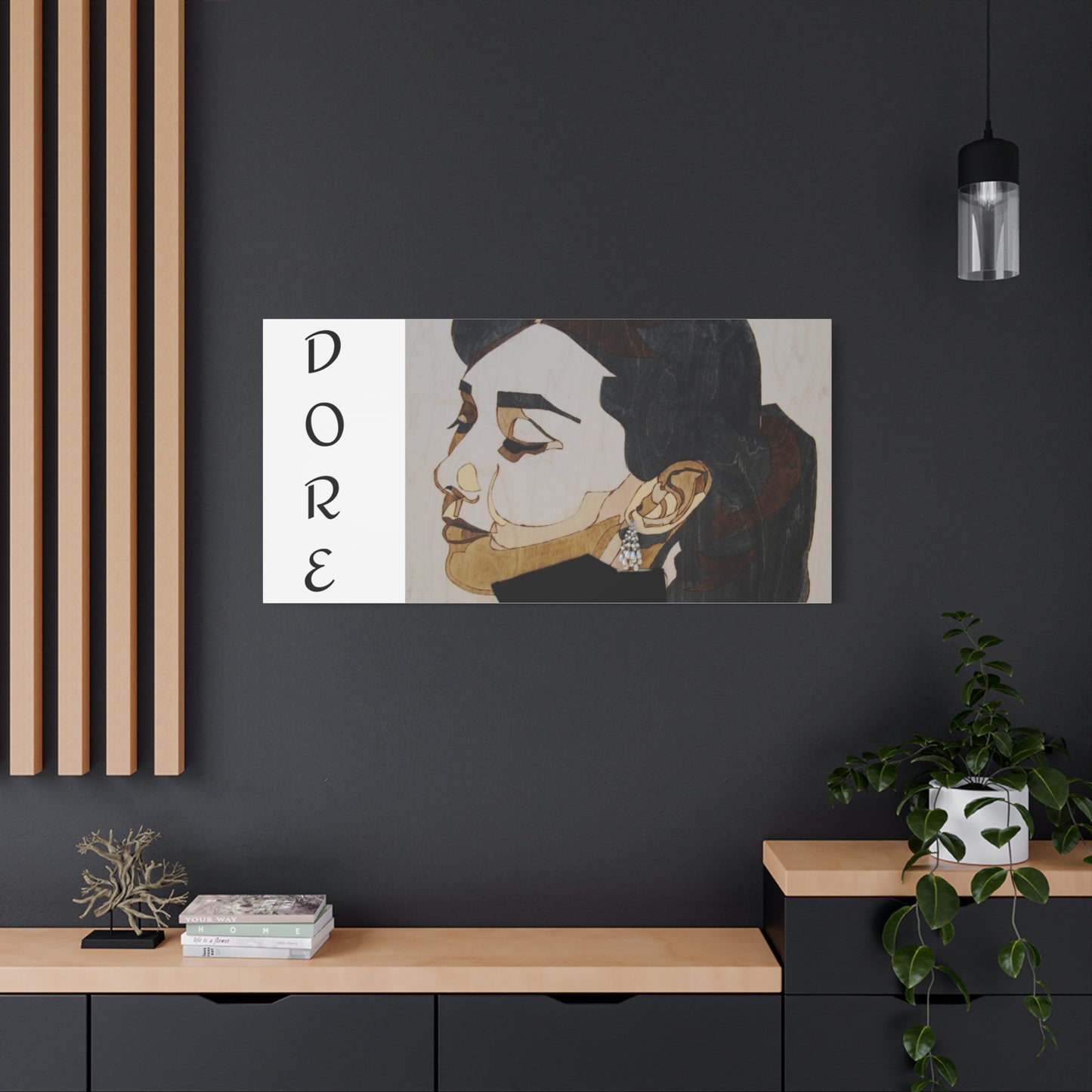 "Adored"Canvas Art – Stylish Portrait of a Woman