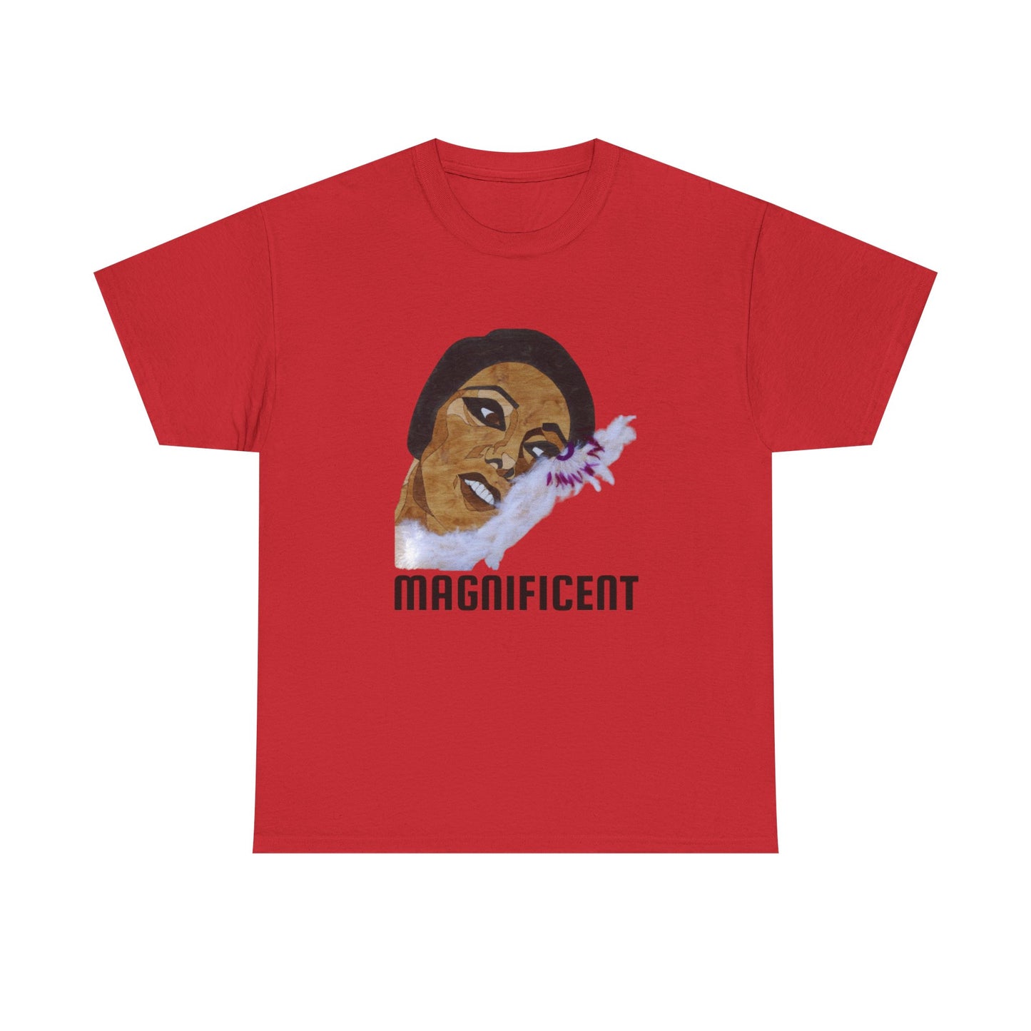 Magnificent Unisex Heavy Cotton Tee, Empowering Shirt, Art-Inspired Tee, Gift for Art Lovers, Everyday Wear, Statement Fashion