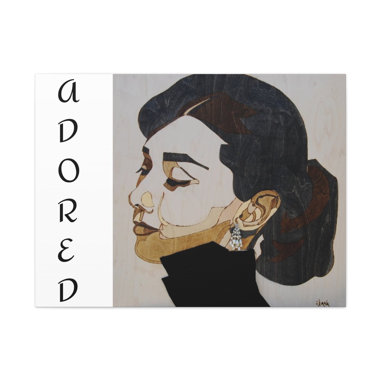 "Adored"Canvas Art – Stylish Portrait of a Woman