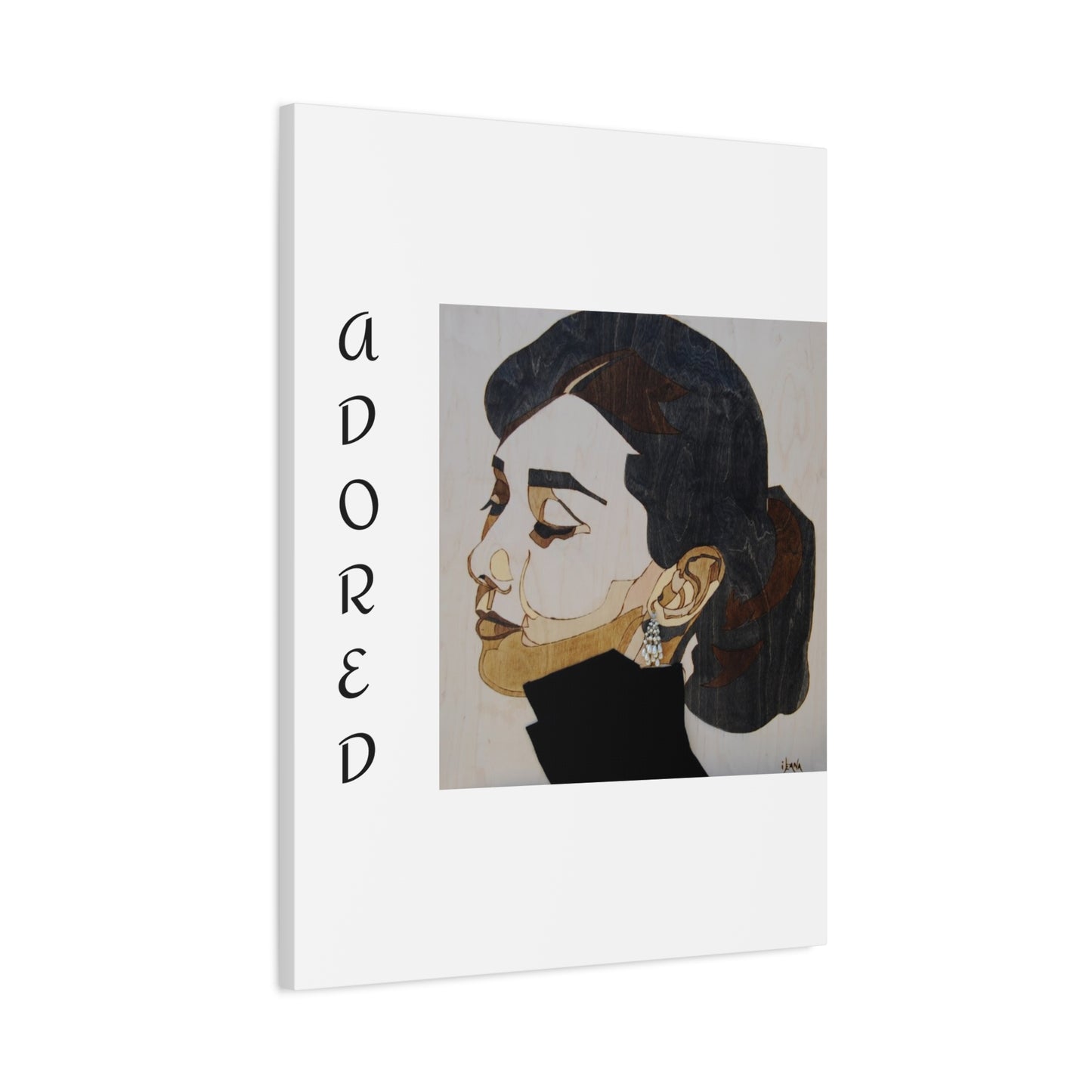 "Adored"Canvas Art – Stylish Portrait of a Woman
