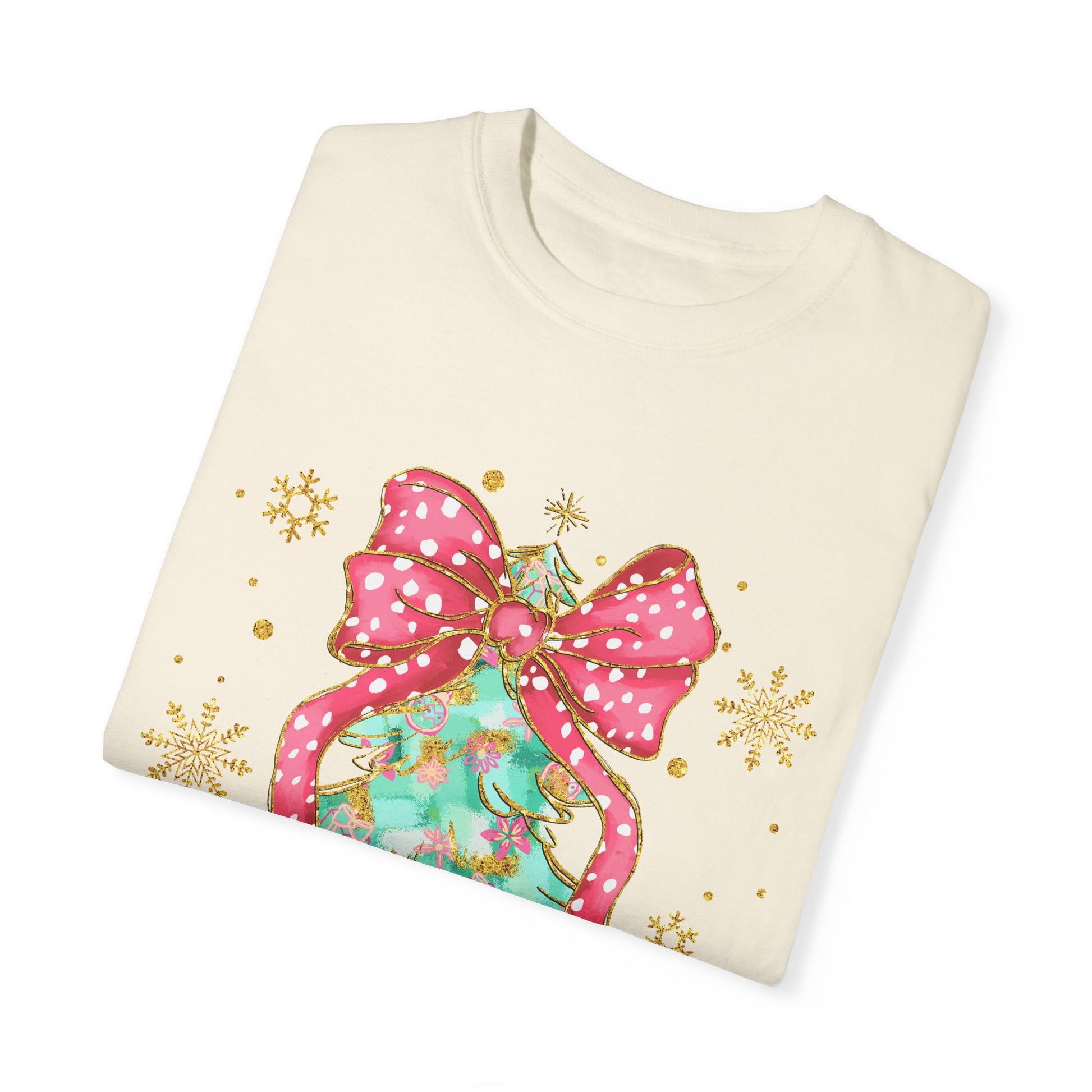 Festive Christmas Tree Graphic T-Shirt - Ileana Marie Designs