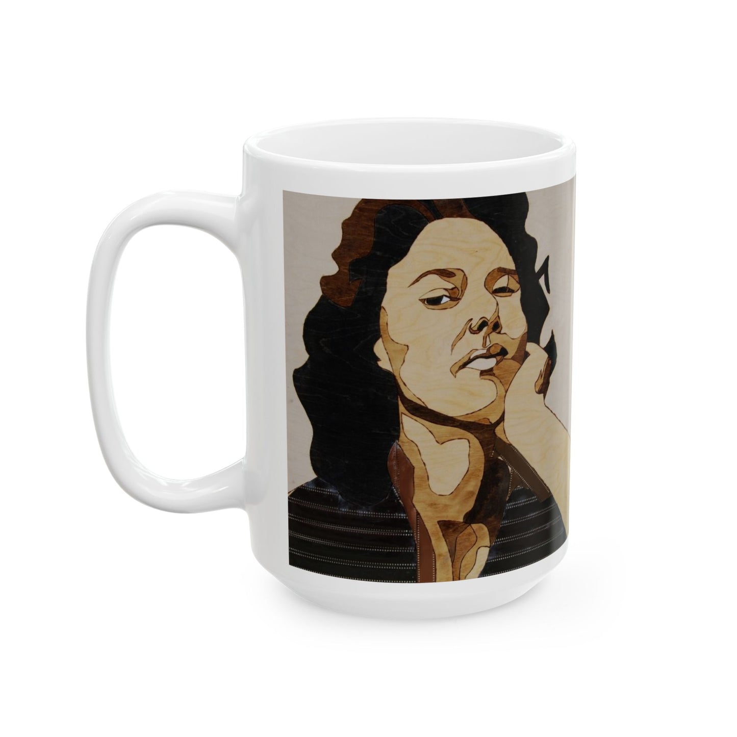 Artistic Ceramic Mug - Unique Design for Coffee Lovers