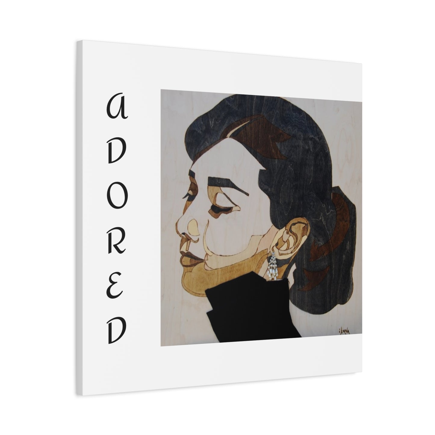 "Adored"Canvas Art – Stylish Portrait of a Woman