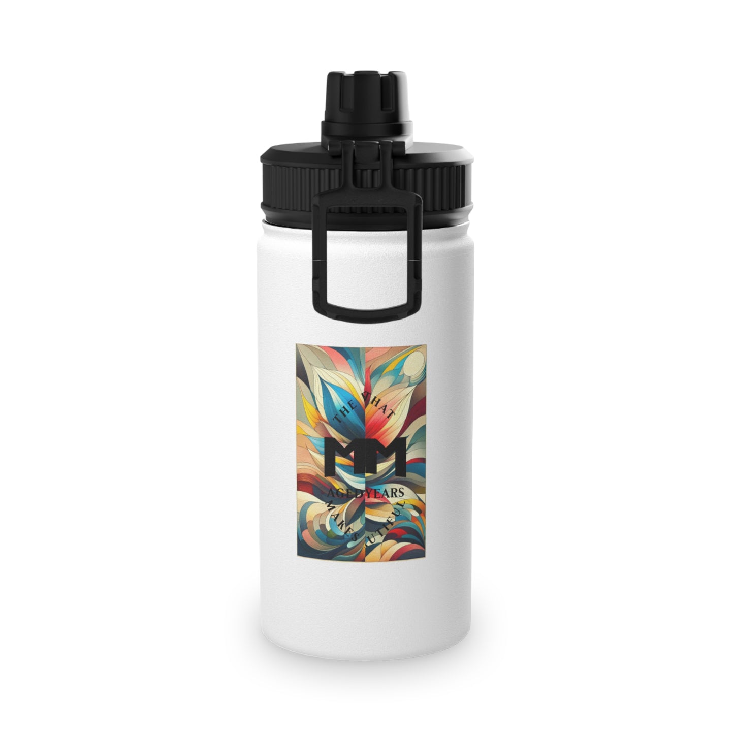 Colorful Stainless Steel Water Bottle with Sports Lid - Perfect for Fitness Enthusiasts