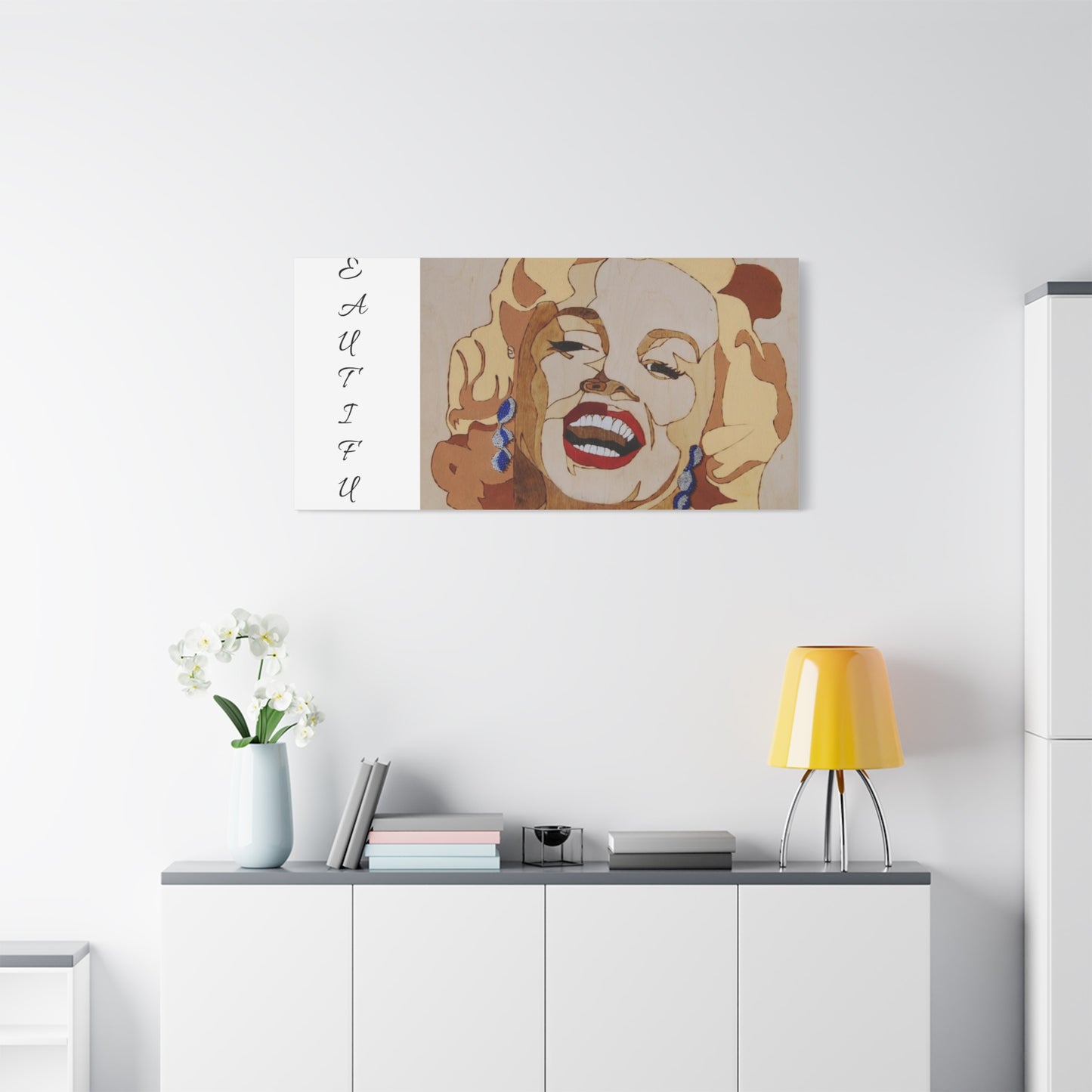 Marilyn Monroe Art Canvas - Stretched Wall Decor for Home & Office