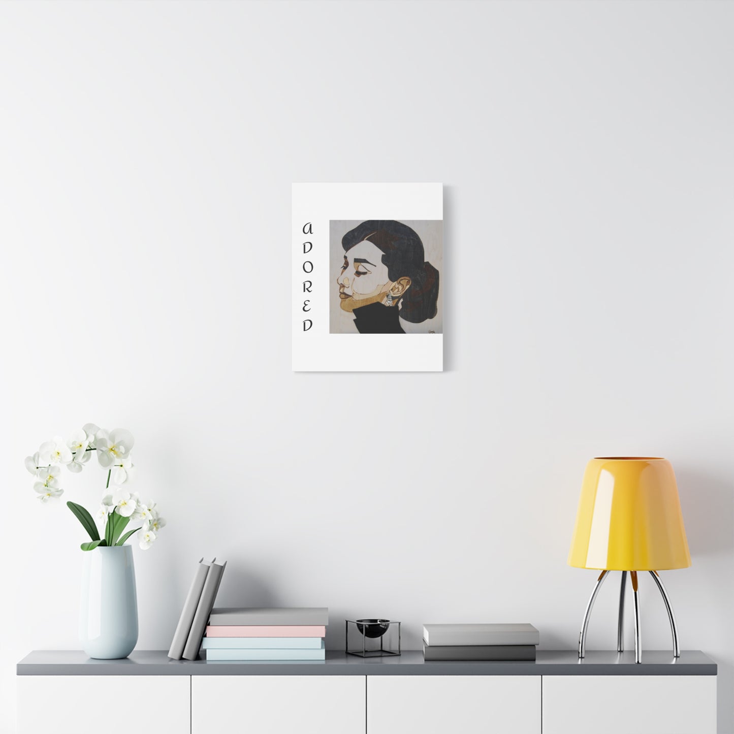 "Adored"Canvas Art – Stylish Portrait of a Woman