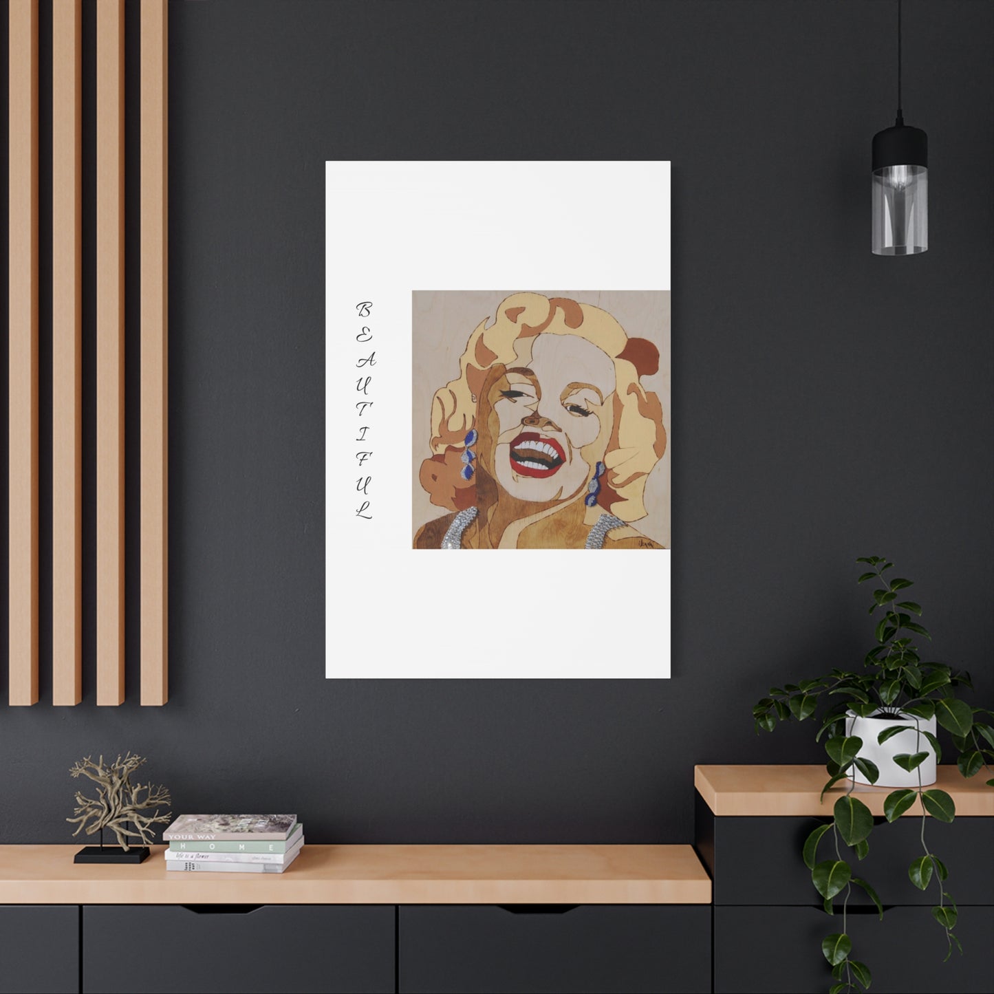 Marilyn Monroe Art Canvas - Stretched Wall Decor for Home & Office