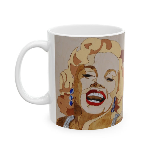 "Beautiful", Marylin Monroe, Loved & Self-Discovery Quote, Inspirational Ceramic Mug