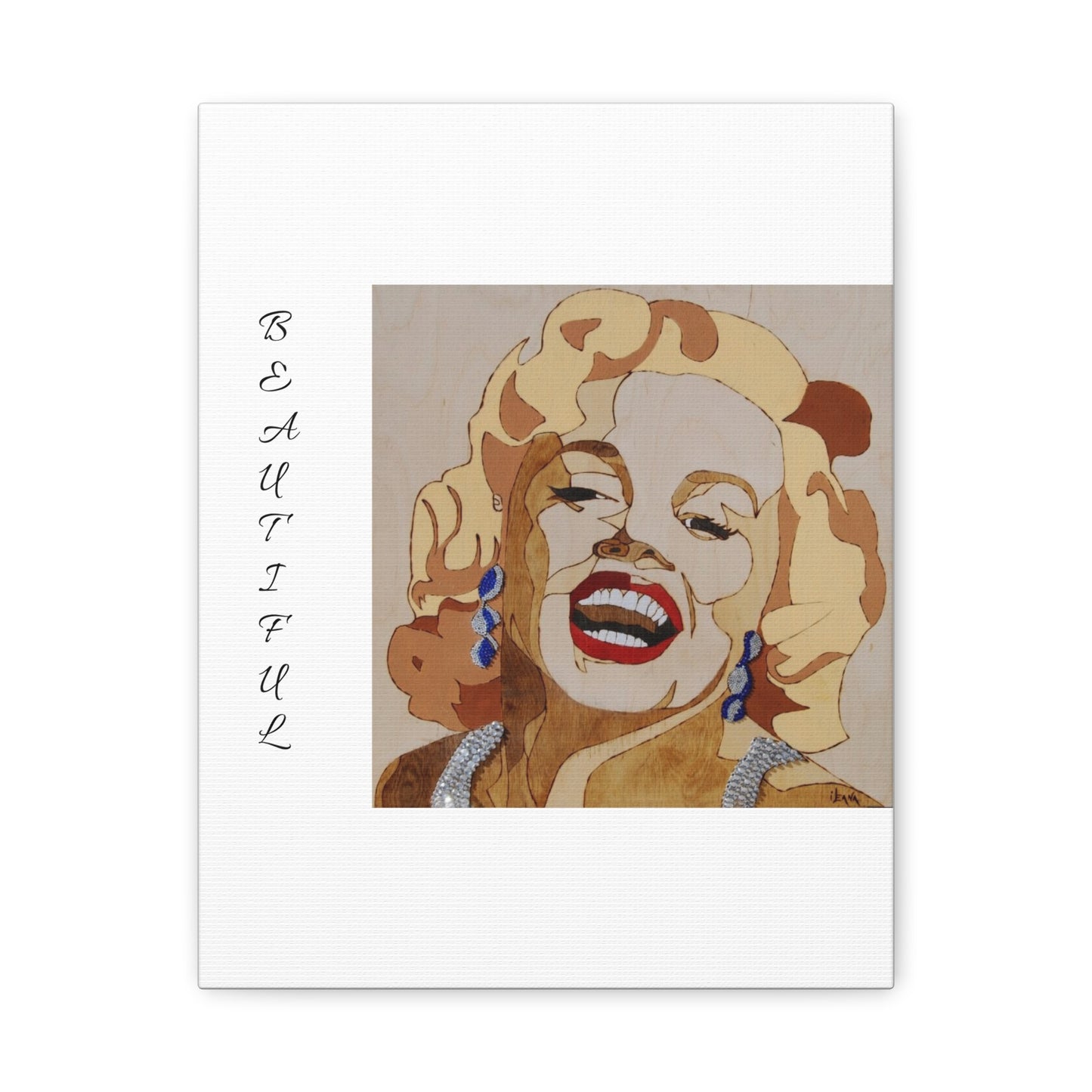Marilyn Monroe Art Canvas - Stretched Wall Decor for Home & Office