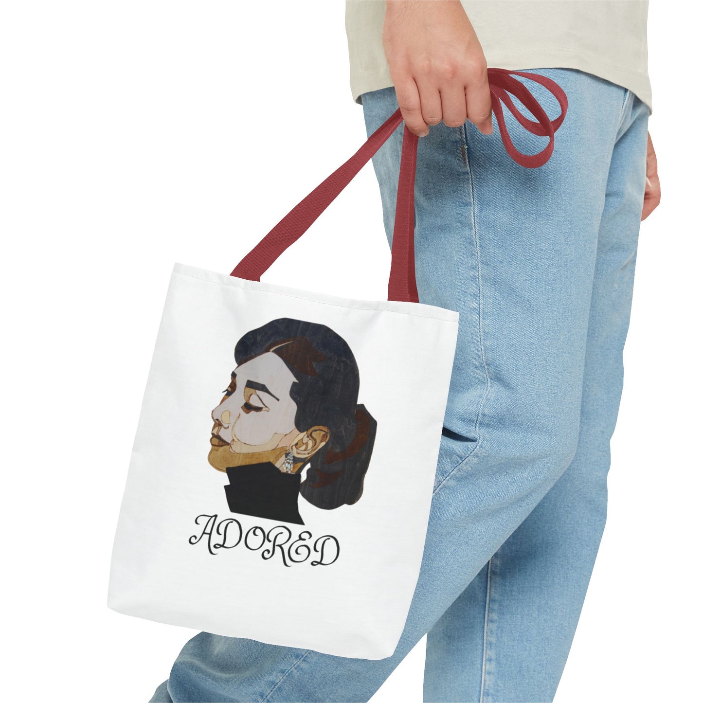 Adored Tote Bag | Stylish Everyday Carry, Gift for Her, Fashion Accessory, Women's Gift, Reusable Bag
