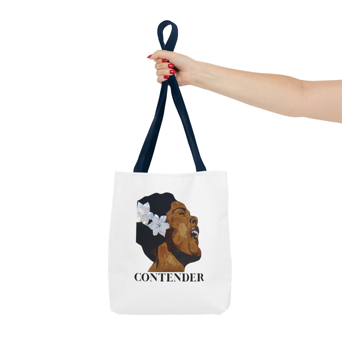 Empowering Tote Bag | Contender Design, Inspirational Gift, Black History Month, Affirmation, Eco-Friendly Shopping