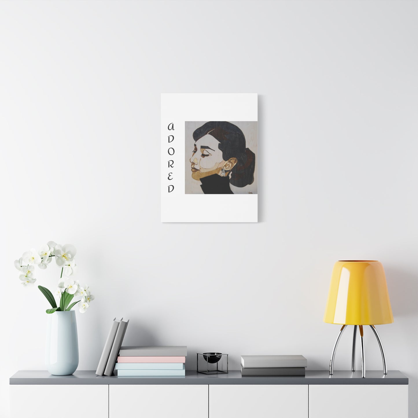 "Adored"Canvas Art – Stylish Portrait of a Woman