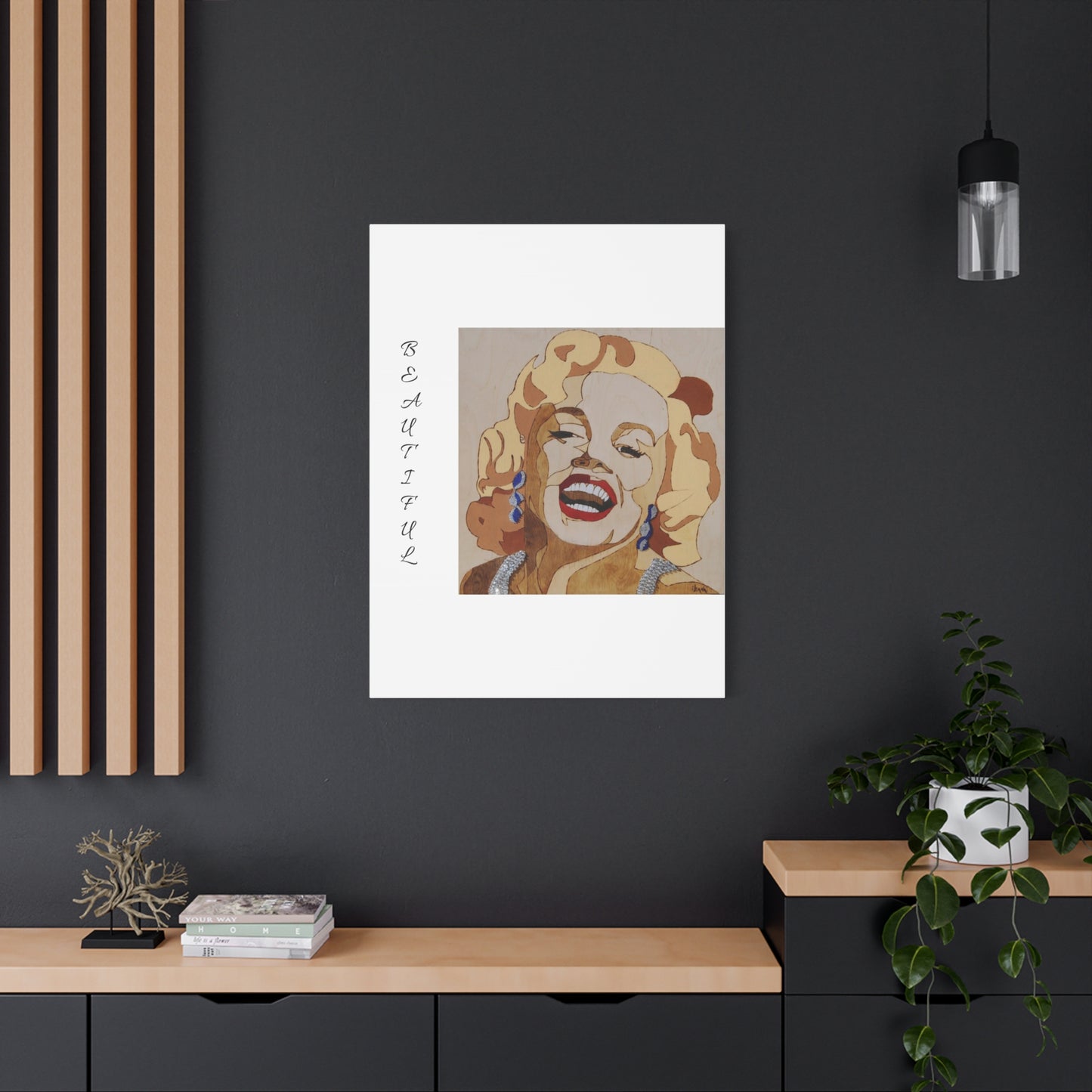 Marilyn Monroe Art Canvas - Stretched Wall Decor for Home & Office