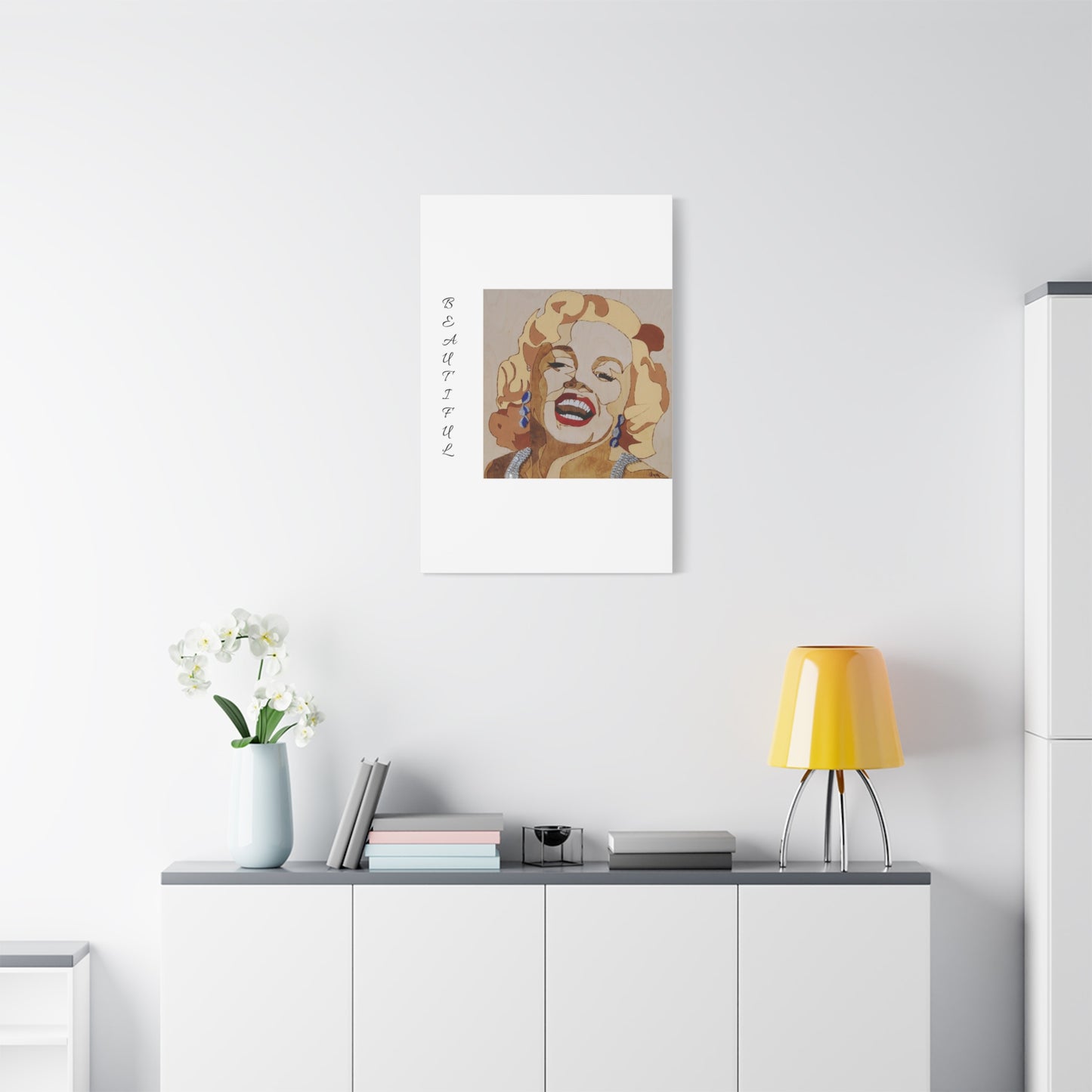Marilyn Monroe Art Canvas - Stretched Wall Decor for Home & Office