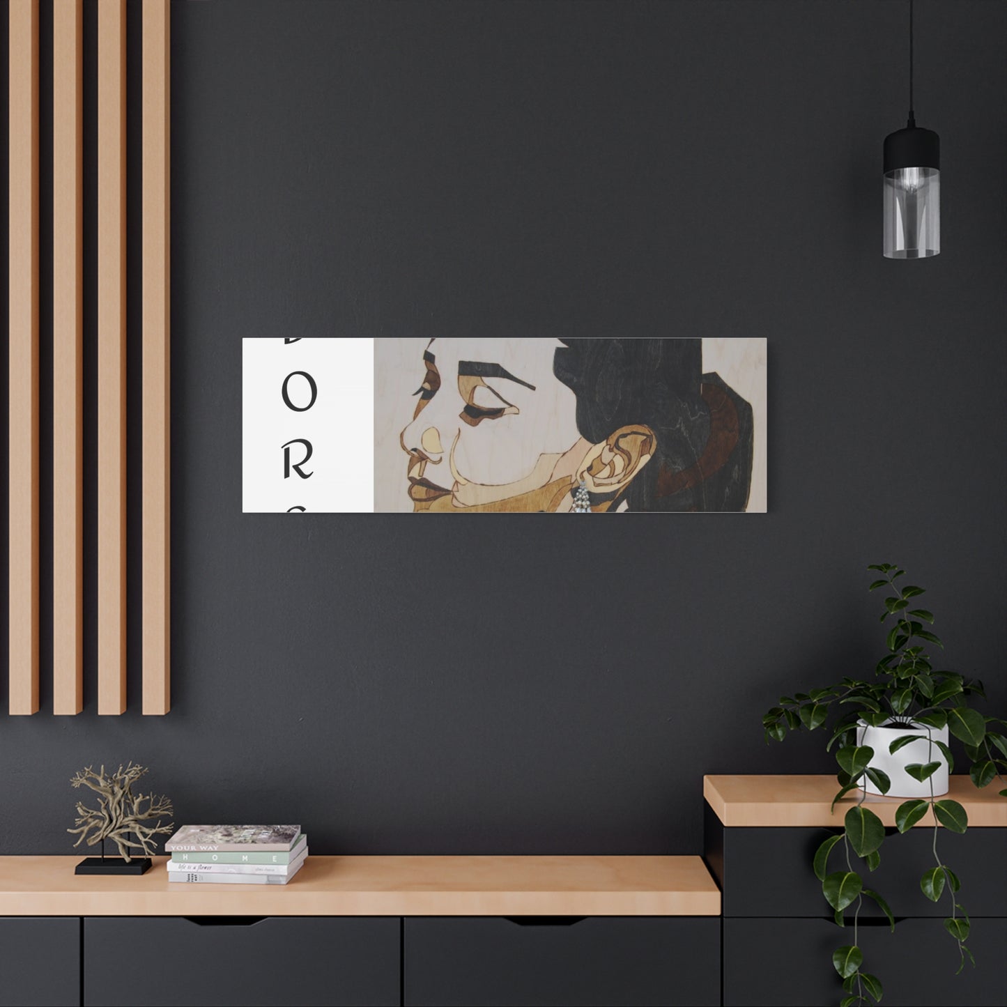 "Adored"Canvas Art – Stylish Portrait of a Woman