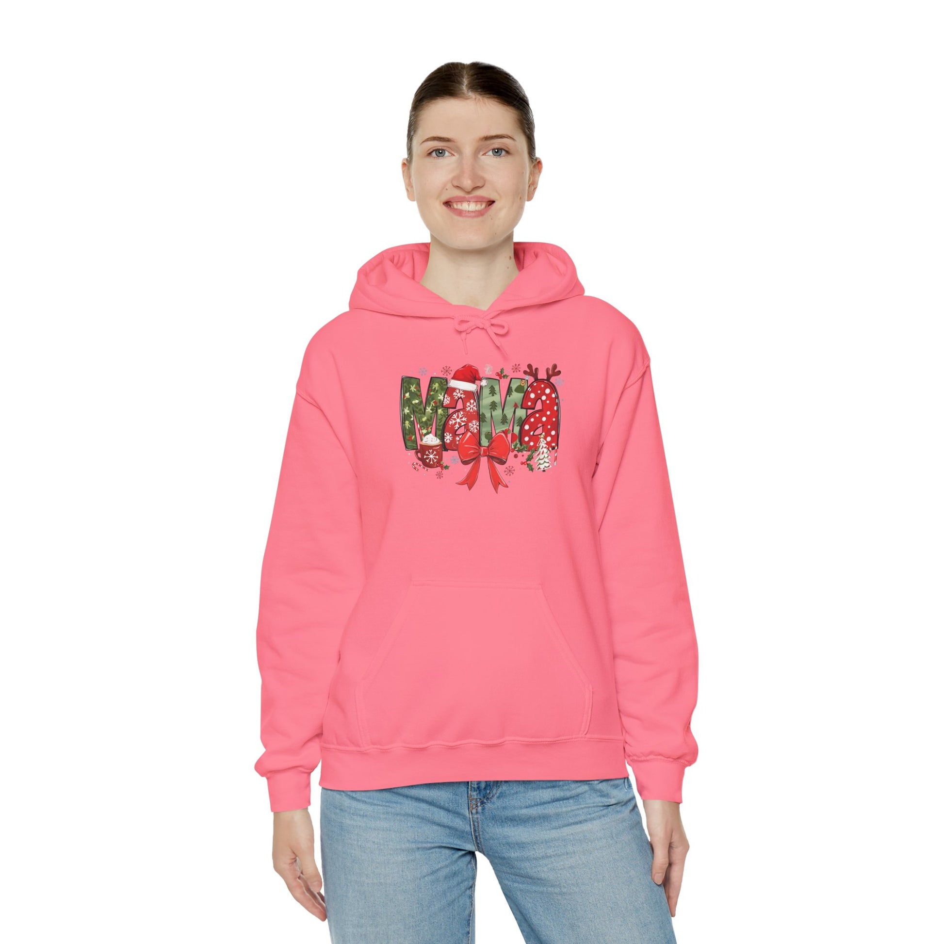 Festive Merry Sweatshirt - Unisex Heavy Blend™ Hoodie for Holiday Cheer - Ileana Marie Designs