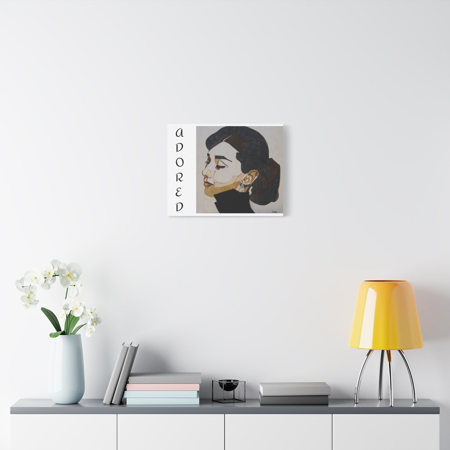 "Adored"Canvas Art – Stylish Portrait of a Woman