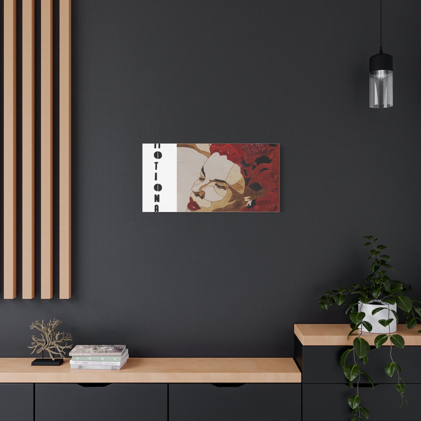 "Emotional" Canvas, Stretched, 1.25"