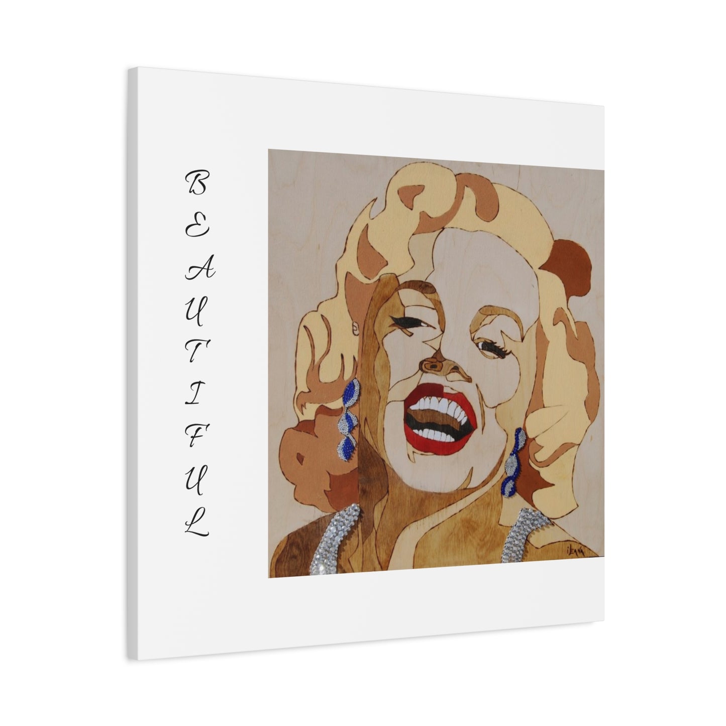 Marilyn Monroe Art Canvas - Stretched Wall Decor for Home & Office