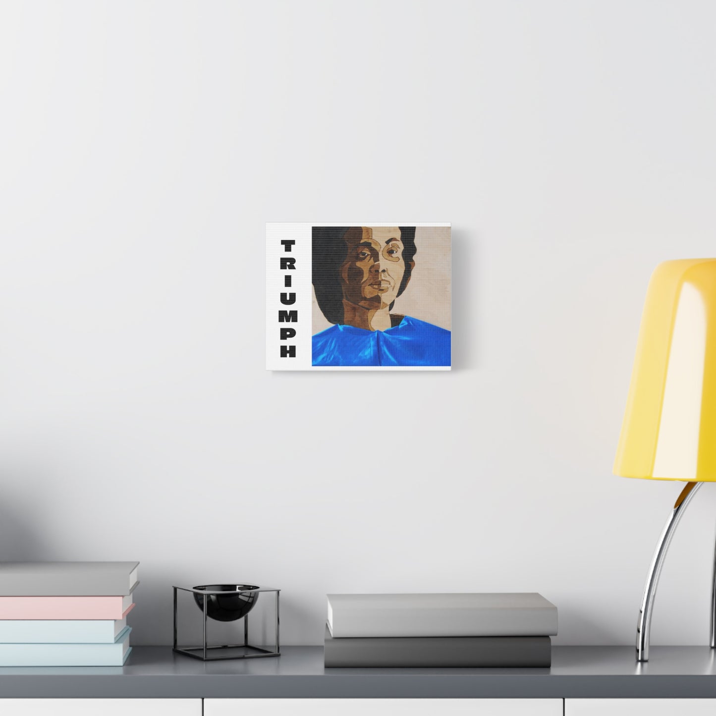 Artistic Canvas Wall Art - Stretched Matte Print of Iconic Portrait