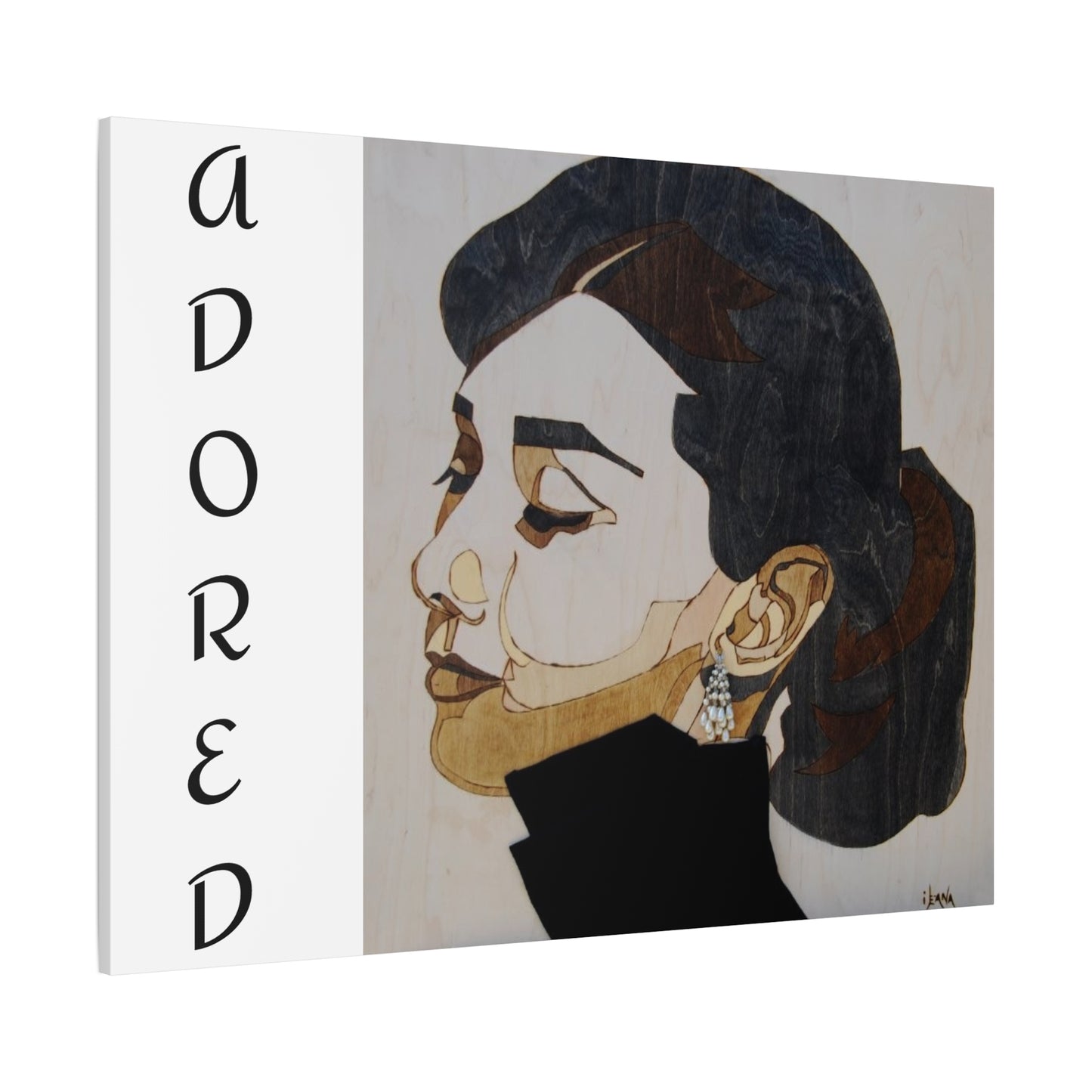 "Adored"Canvas Art – Stylish Portrait of a Woman