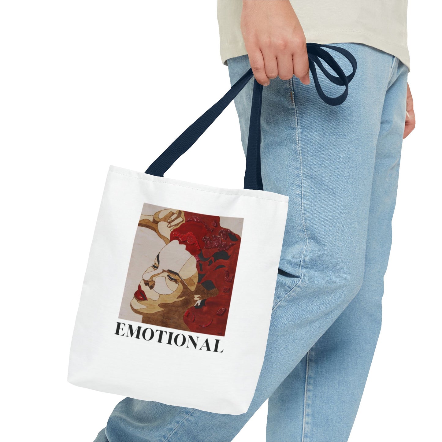 Emotional Art Tote Bag | Stylish Return to Nature Bag | Gift for Art Lovers, Everyday Use, Eco-Friendly Shopping, Statement Piece