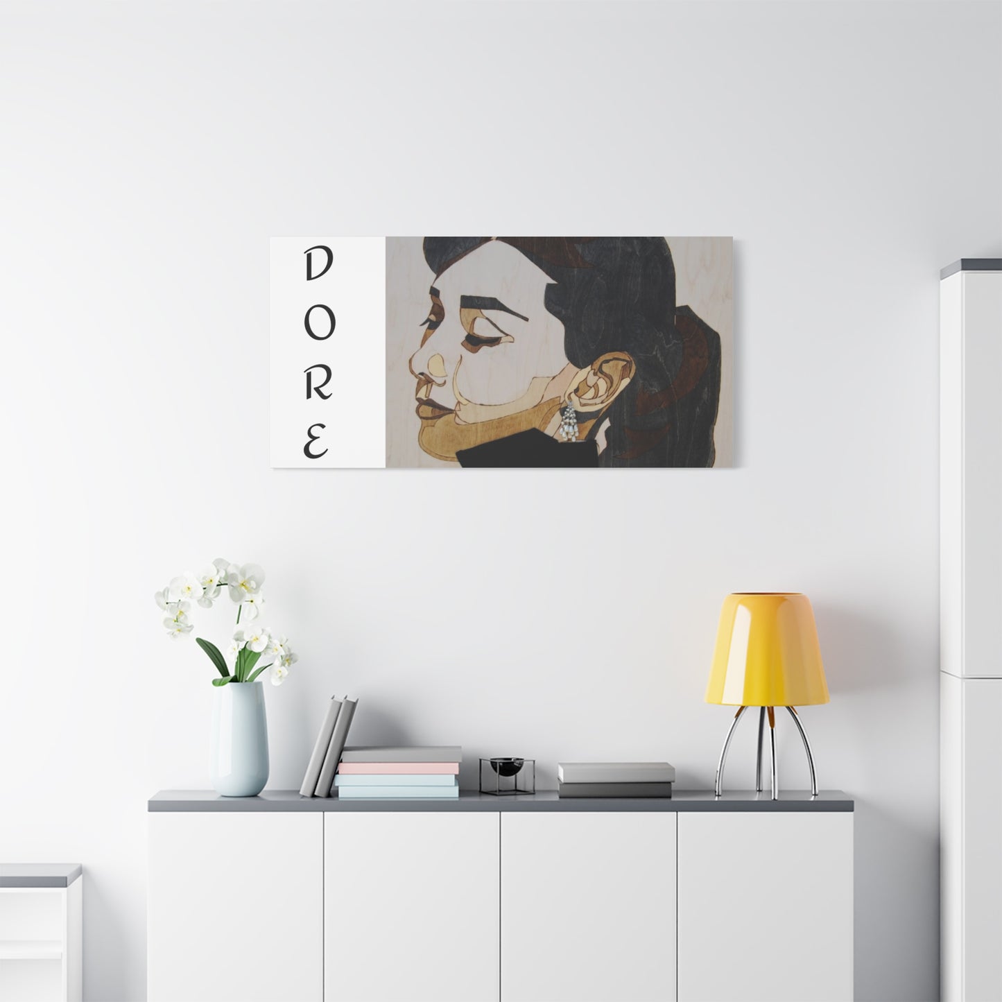 "Adored"Canvas Art – Stylish Portrait of a Woman
