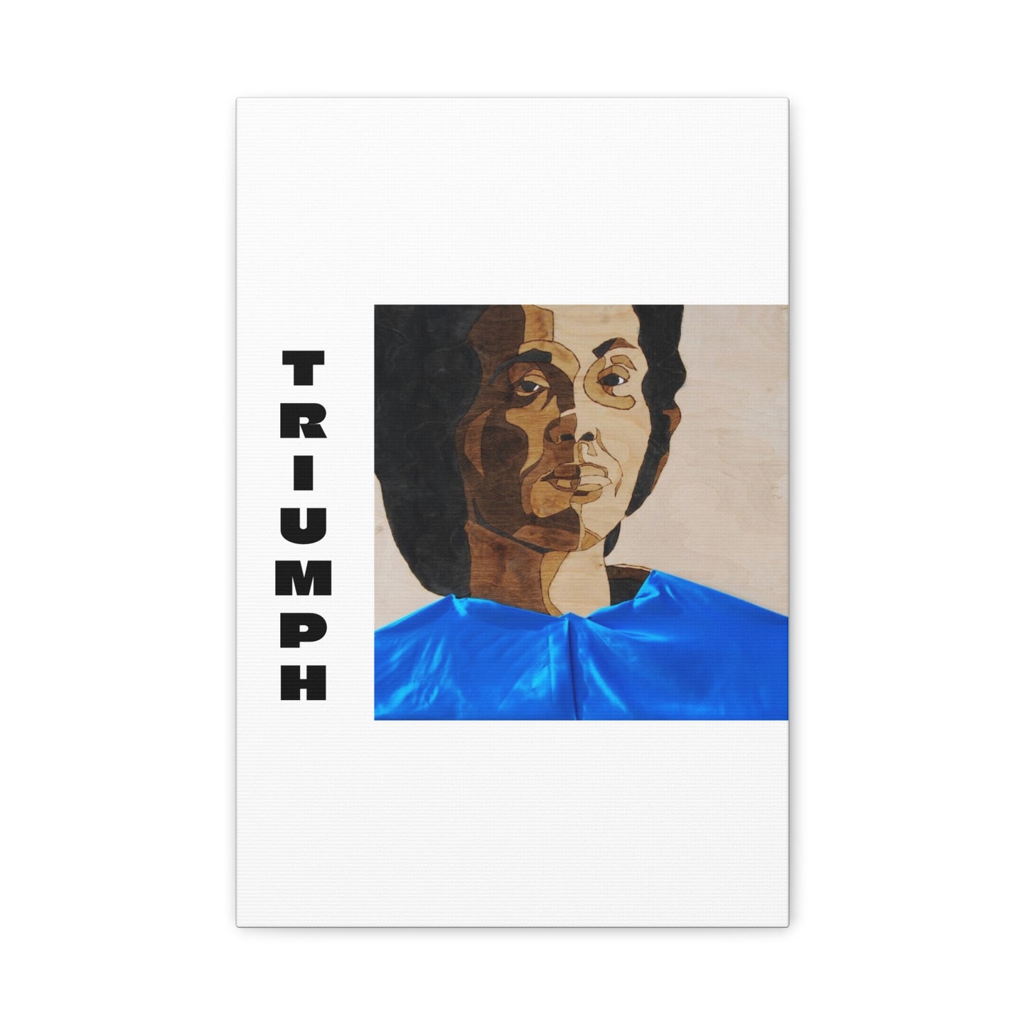 Artistic Canvas Wall Art - Stretched Matte Print of Iconic Portrait