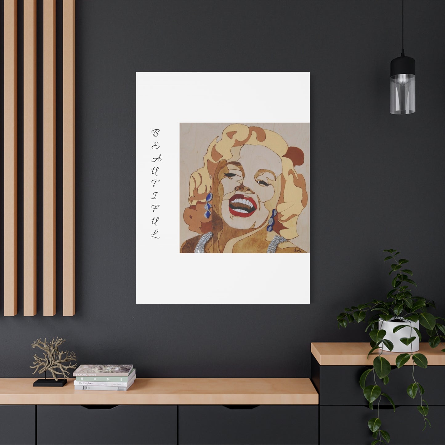 Marilyn Monroe Art Canvas - Stretched Wall Decor for Home & Office