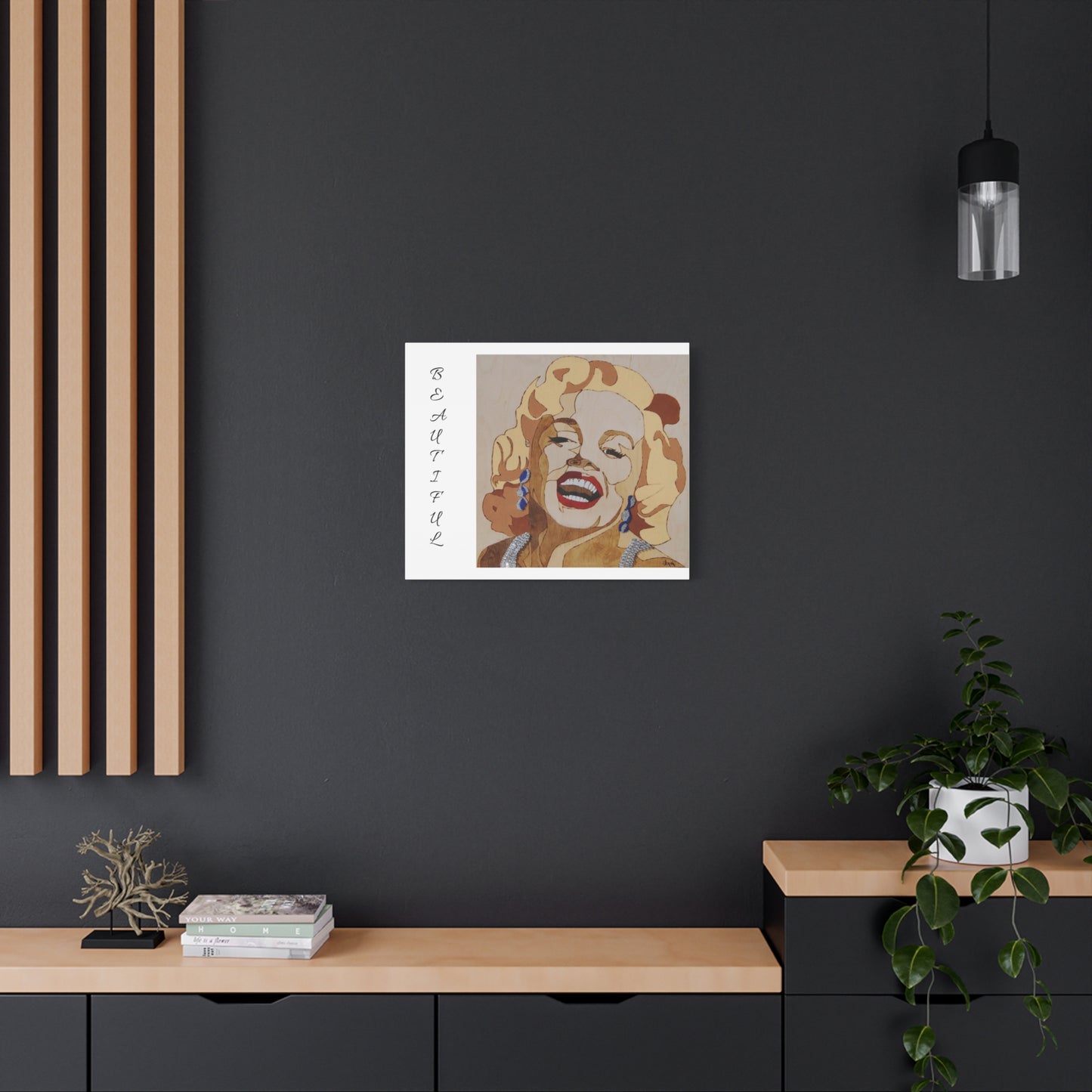 Marilyn Monroe Art Canvas - Stretched Wall Decor for Home & Office