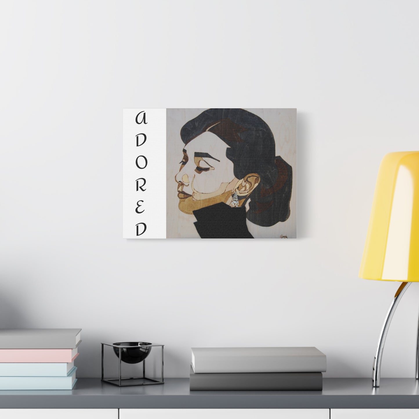 "Adored"Canvas Art – Stylish Portrait of a Woman