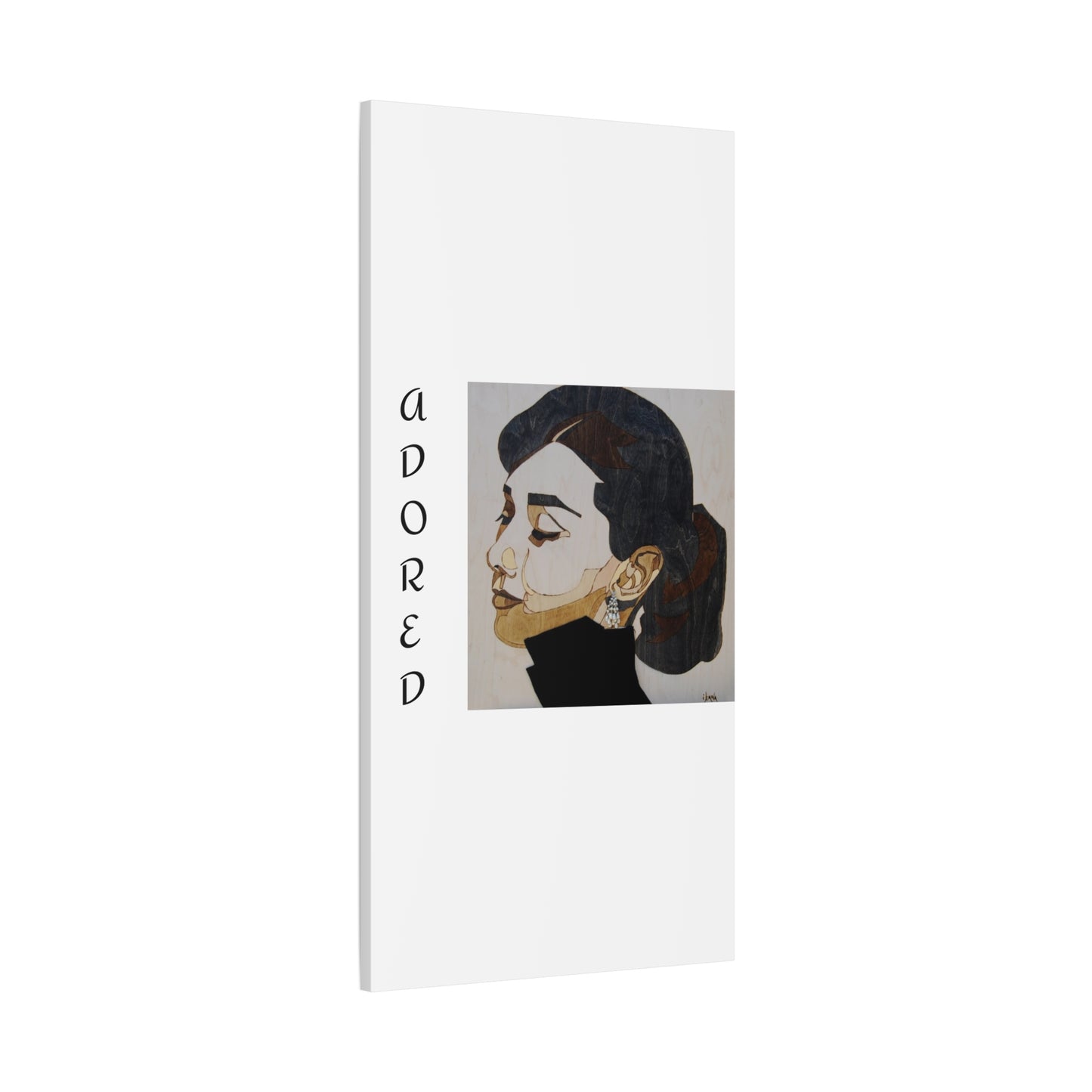 "Adored"Canvas Art – Stylish Portrait of a Woman
