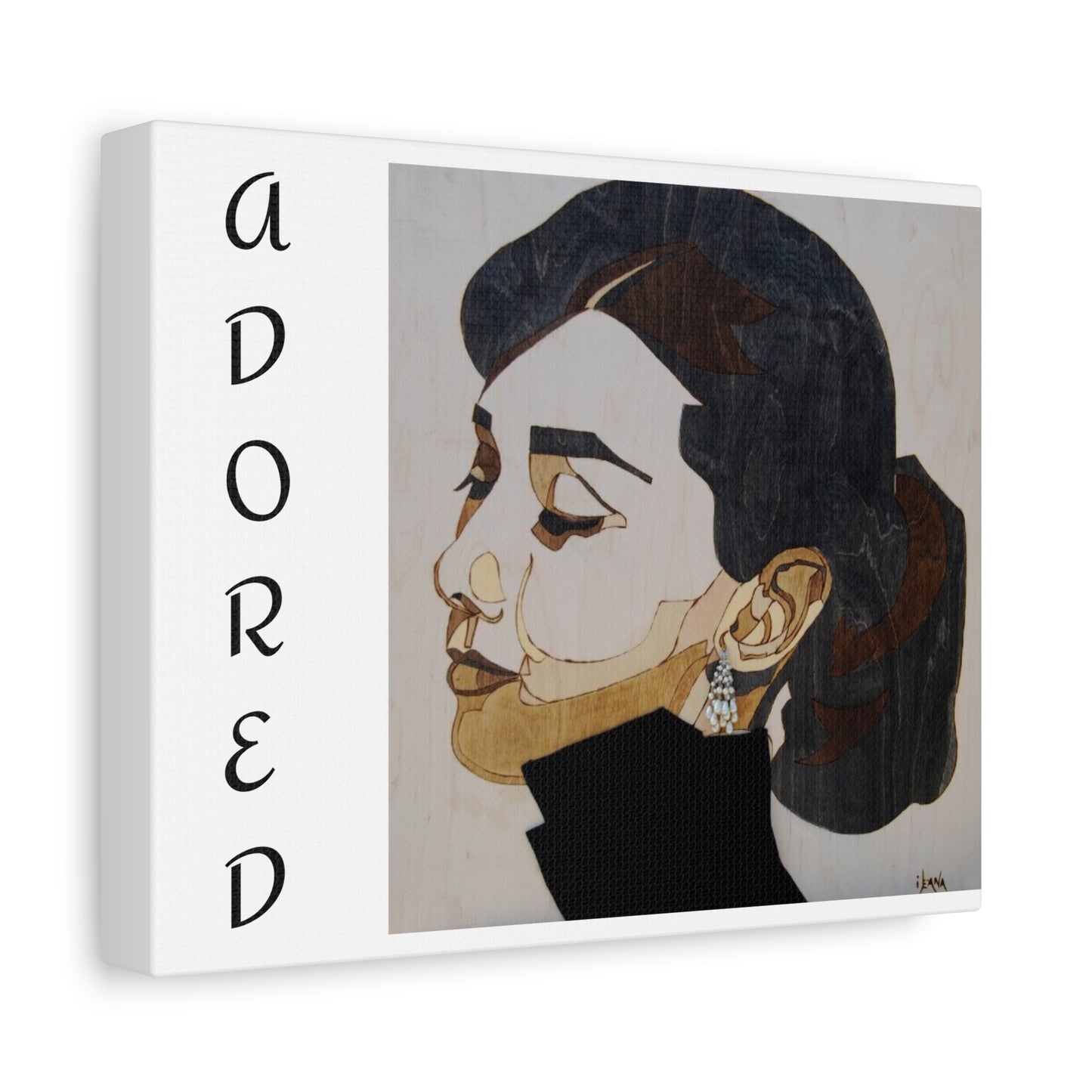 "Adored"Canvas Art – Stylish Portrait of a Woman
