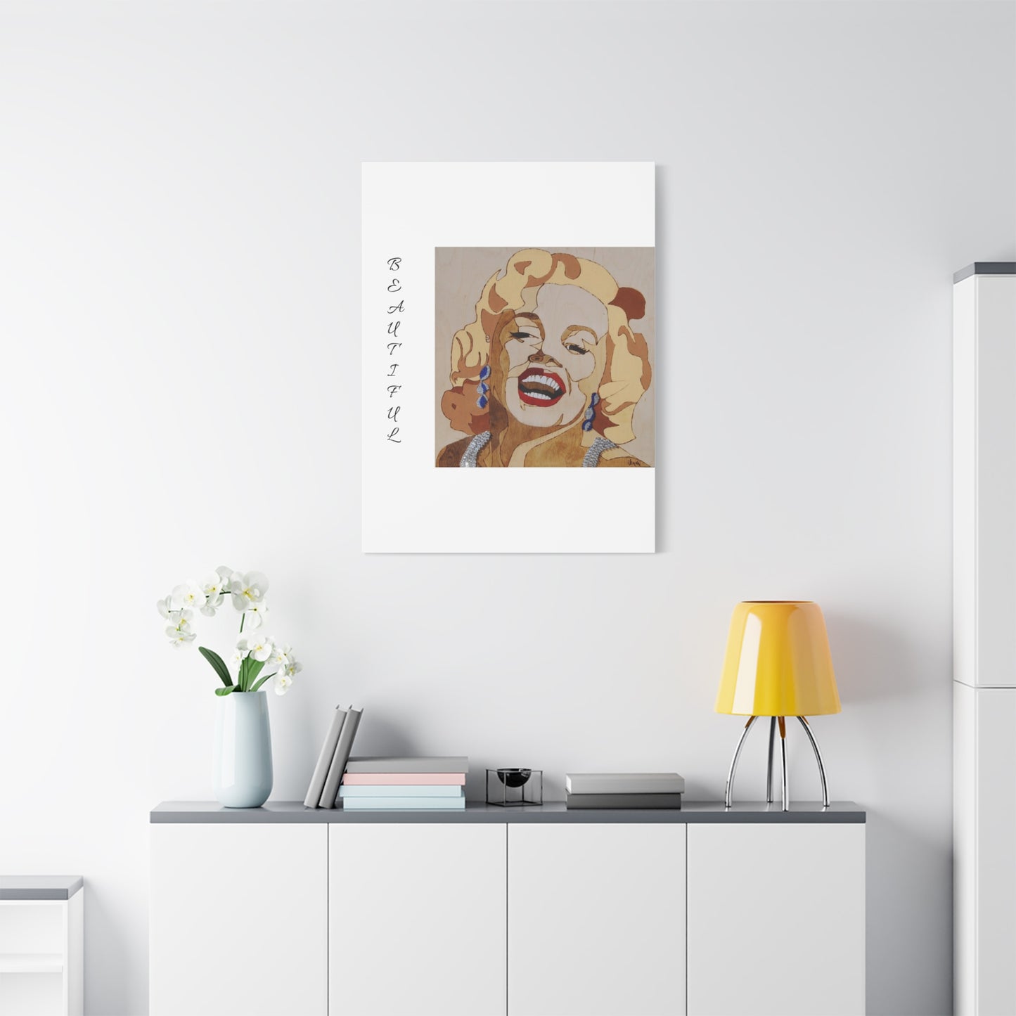 Marilyn Monroe Art Canvas - Stretched Wall Decor for Home & Office