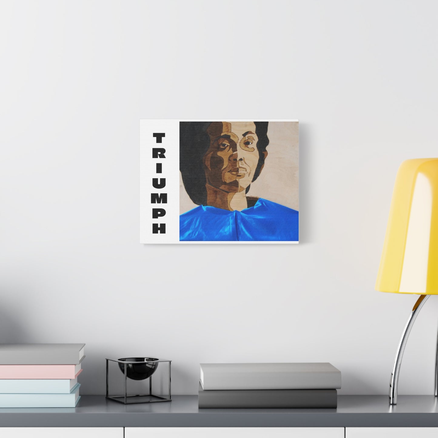 Artistic Canvas Wall Art - Stretched Matte Print of Iconic Portrait